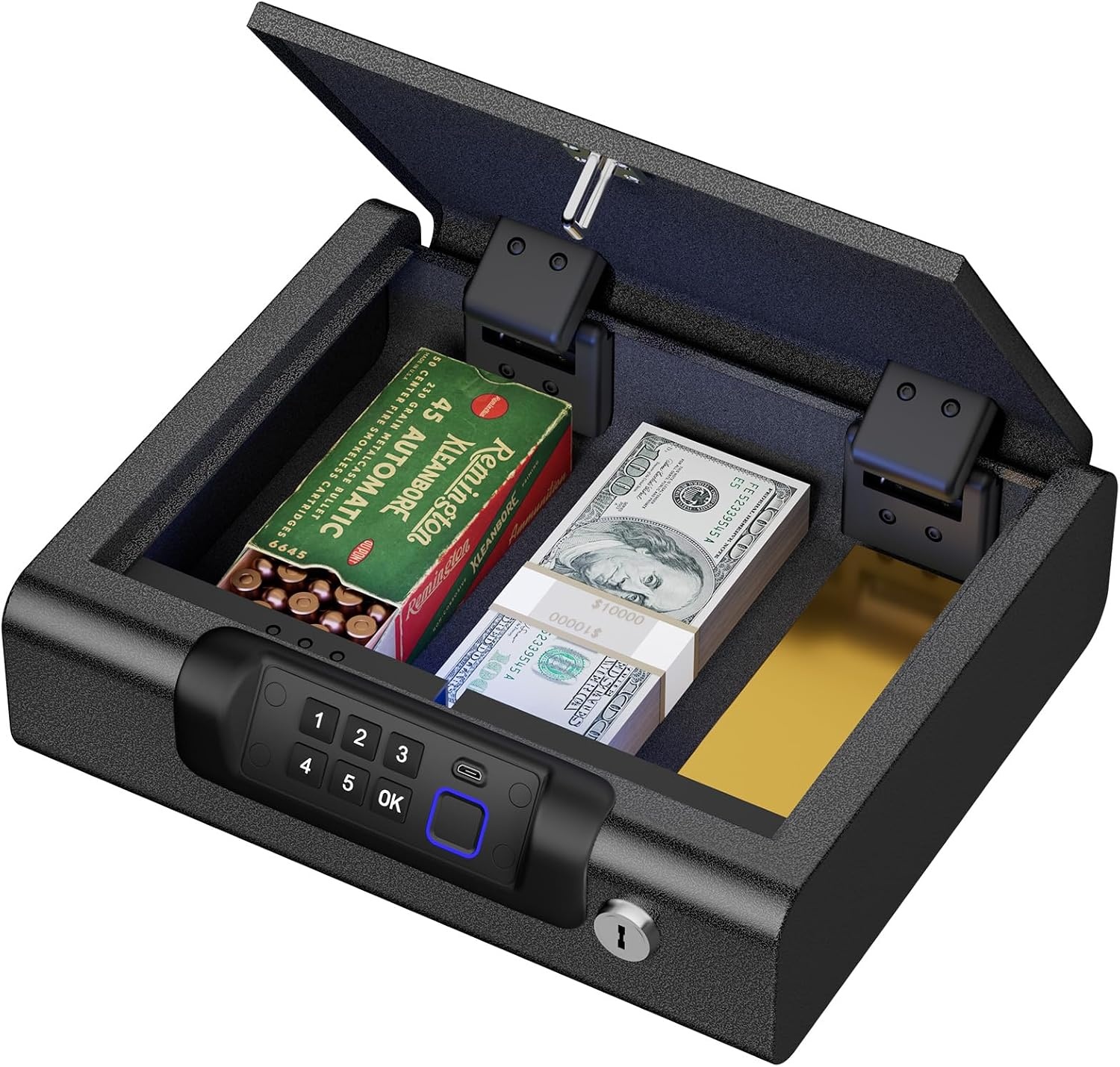 Billconch Biometric Fingerprint Gun Safe for $34.99 Shipped