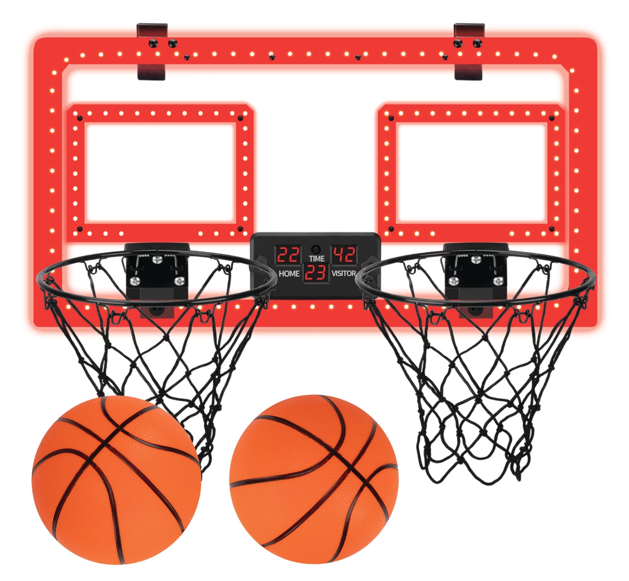 Over-the-Door Basketball Dual Hoop for $20.86