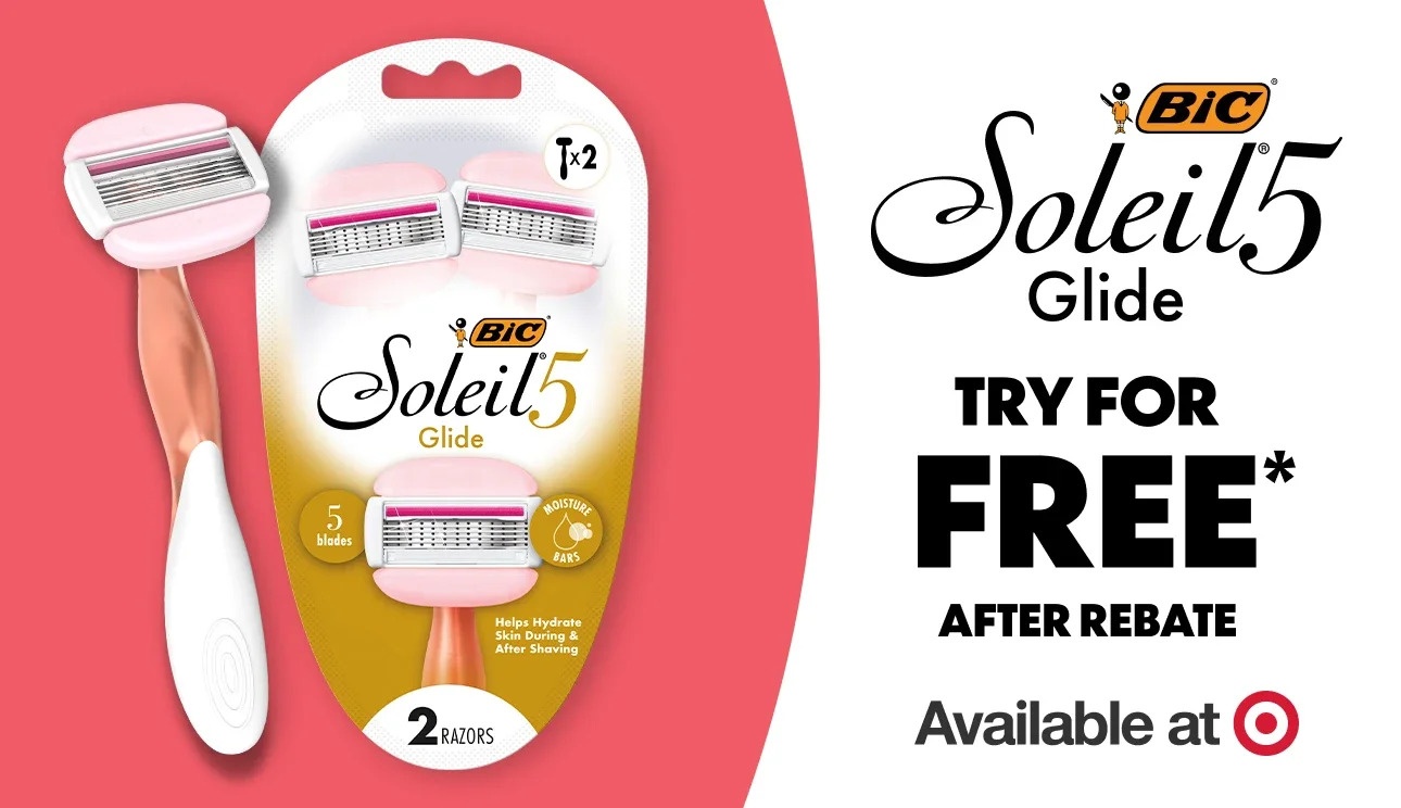 BIC Soleil 5 Glide Razor for Free After Rebate