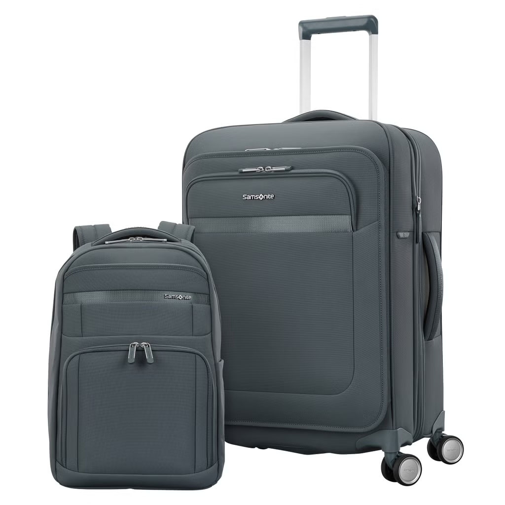 Samsonite Crestledge Softside Expandable Spinner Luggage Set for $159.99 Shipped