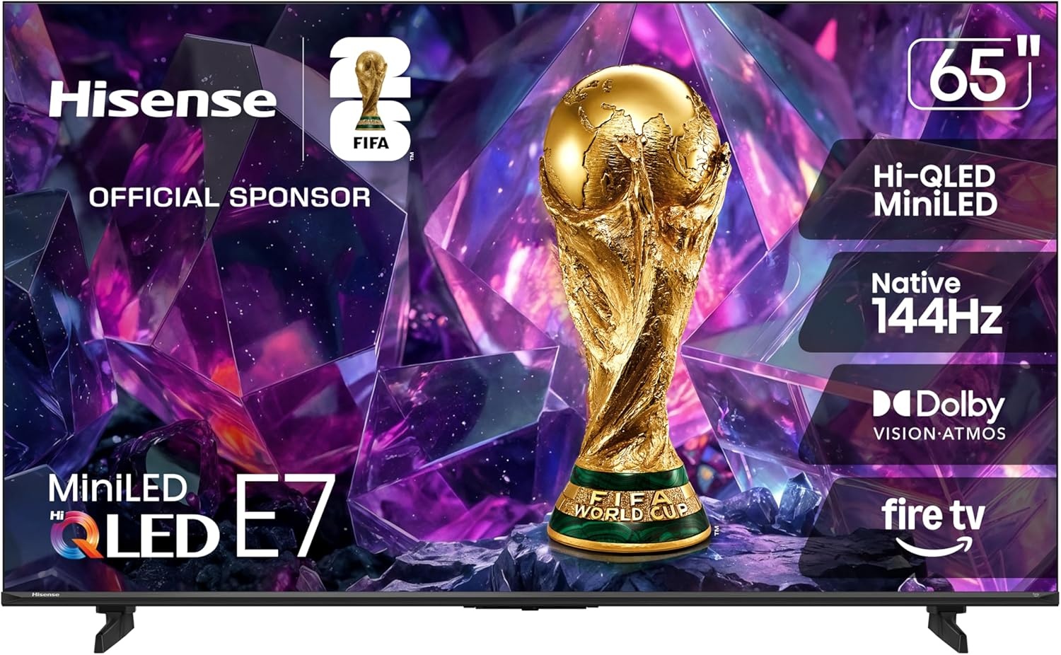 Hisense 65in E7 Cinema Hi-QLED 4K UHD Smart Fire TV for $547.99 Shipped