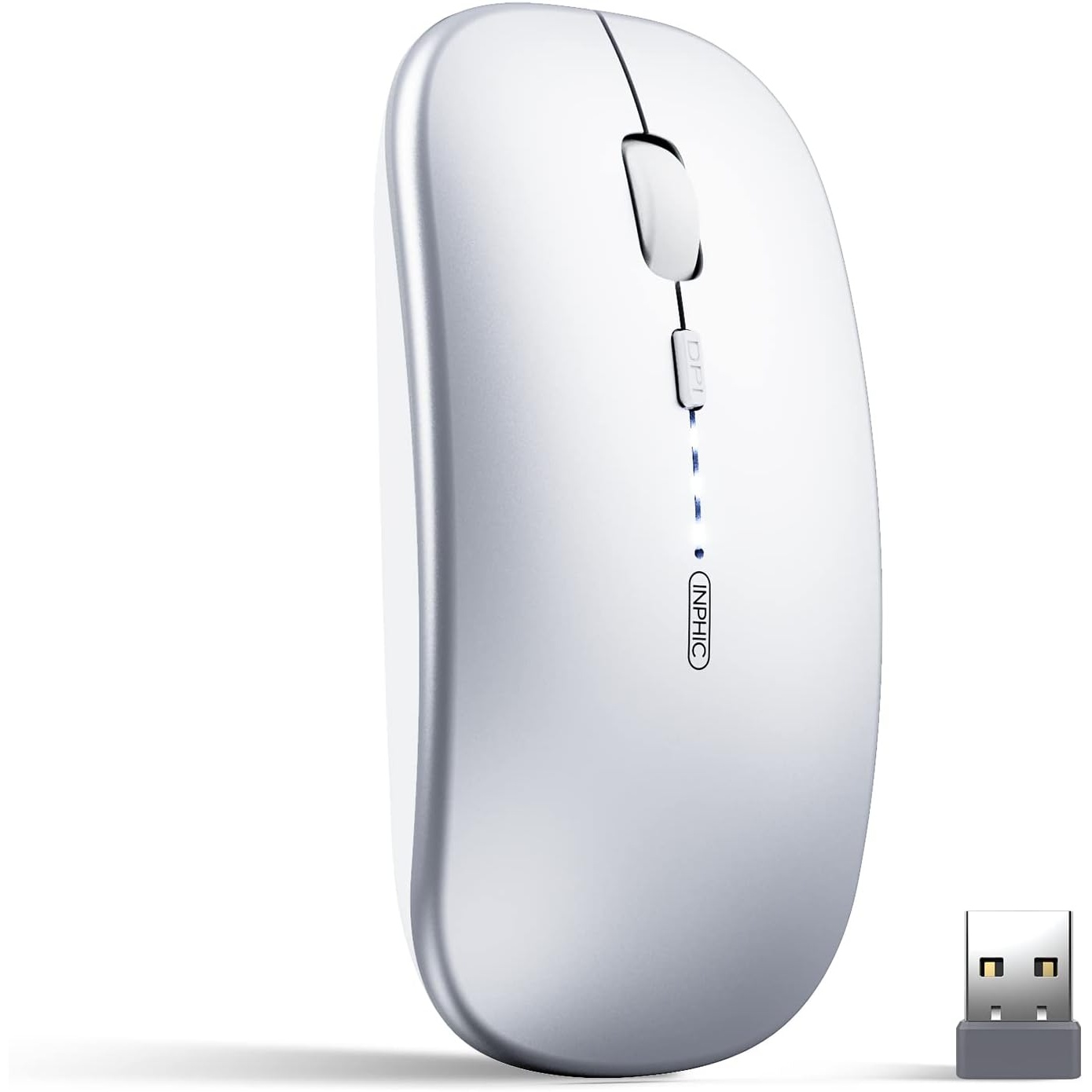 Inphic Rechargeable Bluetooth Mouse for $8.49