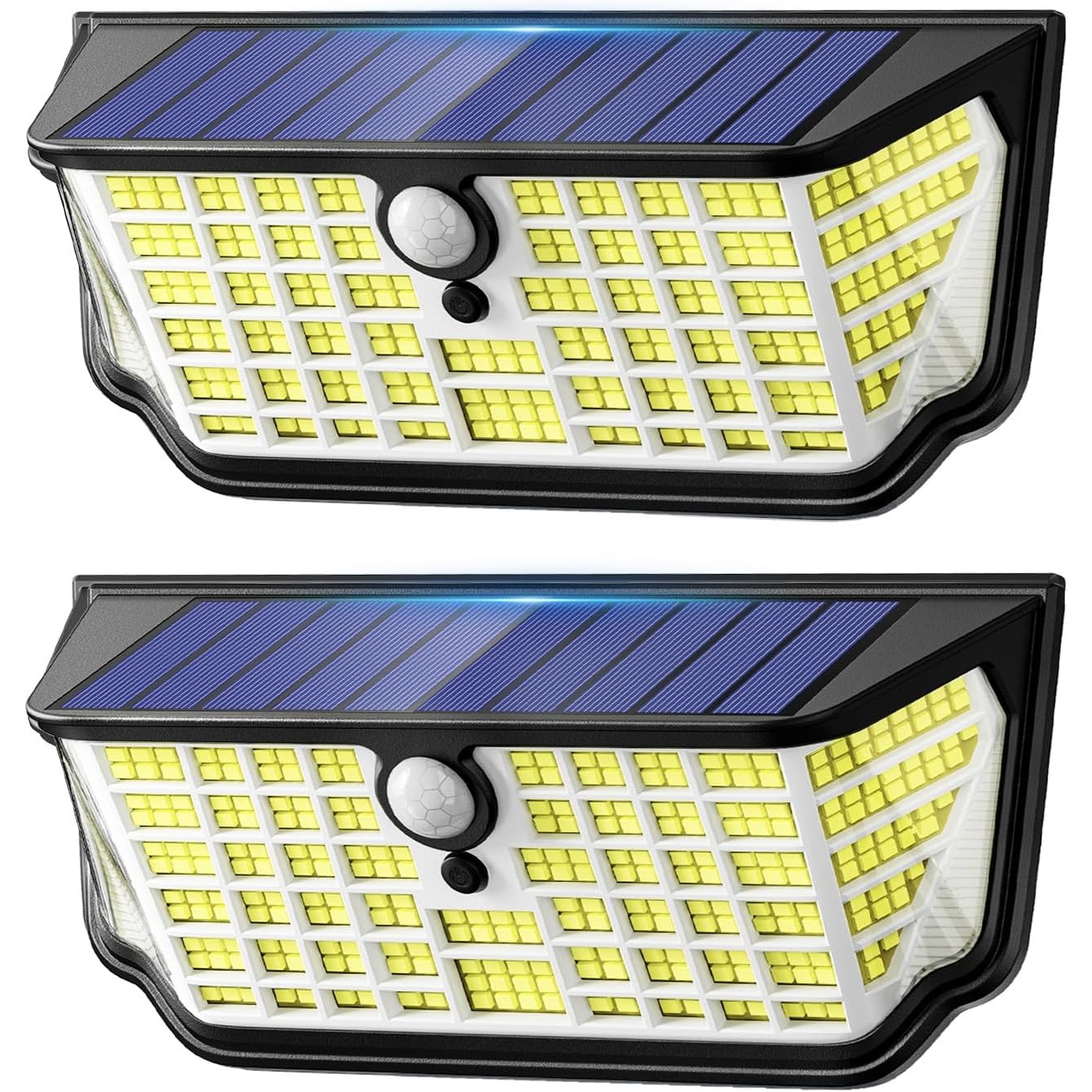 TuyLuxe Solar Motion Sensor Lights Outdoor 2 Pack for $14.99