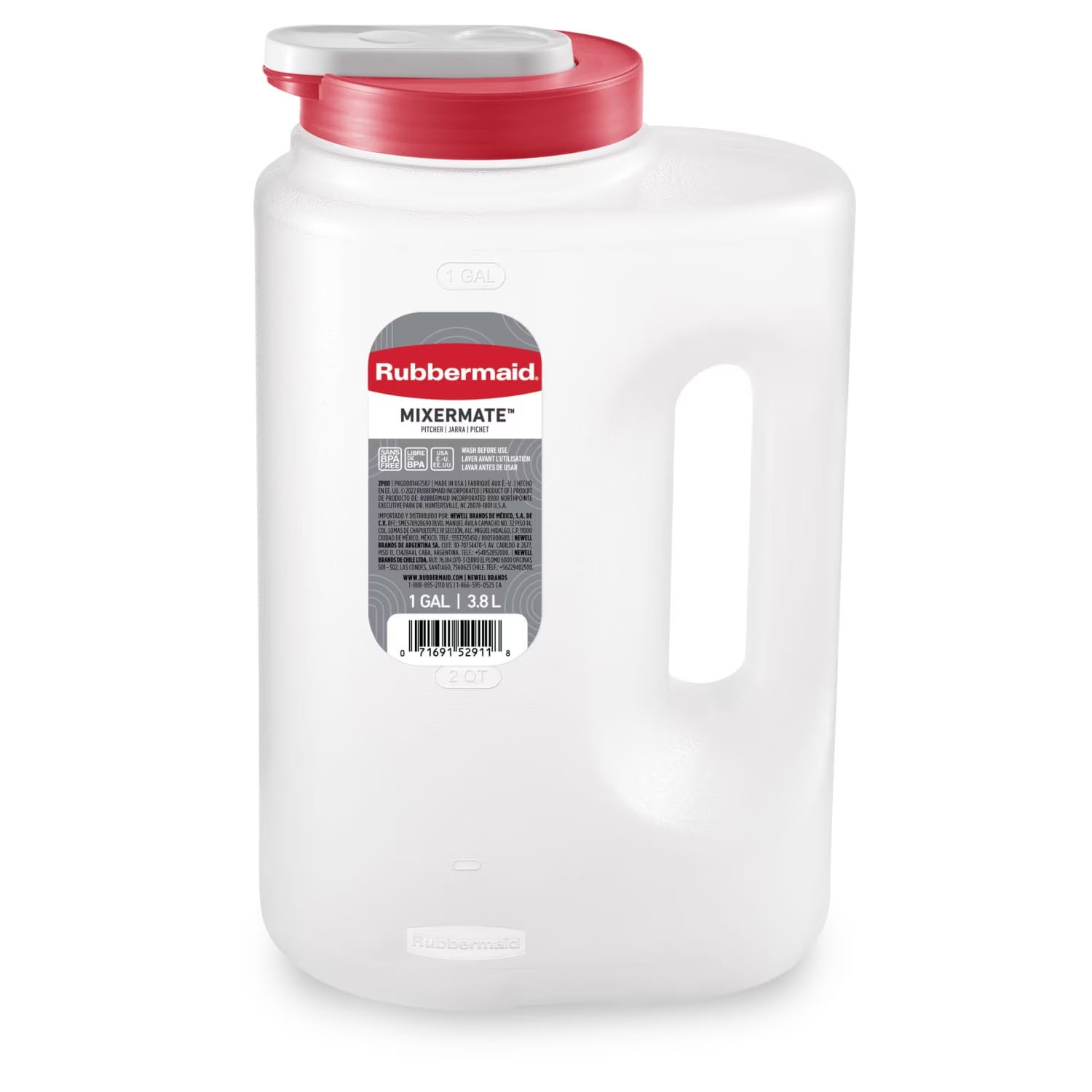 Rubbermaid Mixermate Leak-Resistant 1 Gallon Pitcher for $5.47