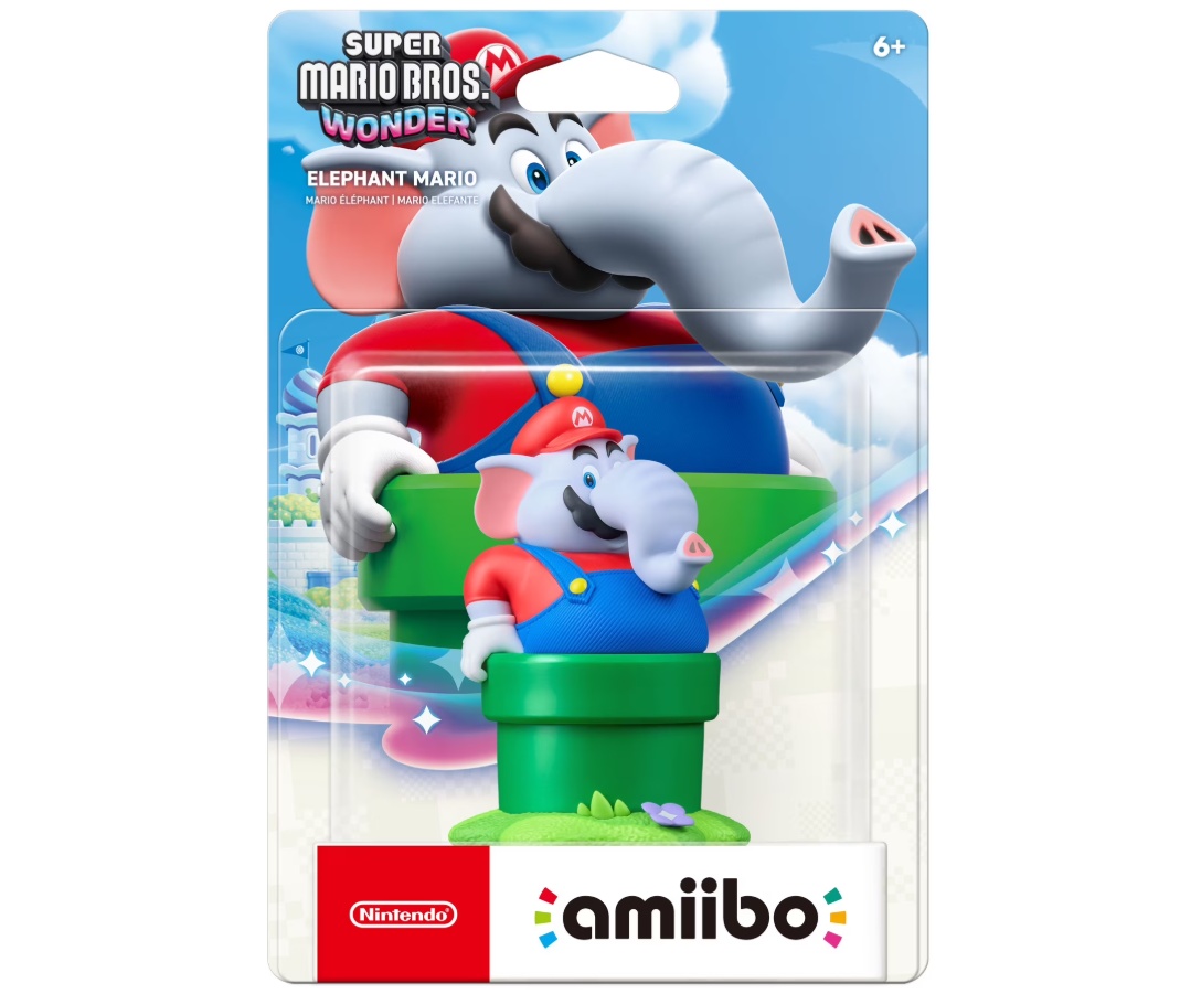 Super Mario Wonder Elephant Mario Amiibo for $19.97