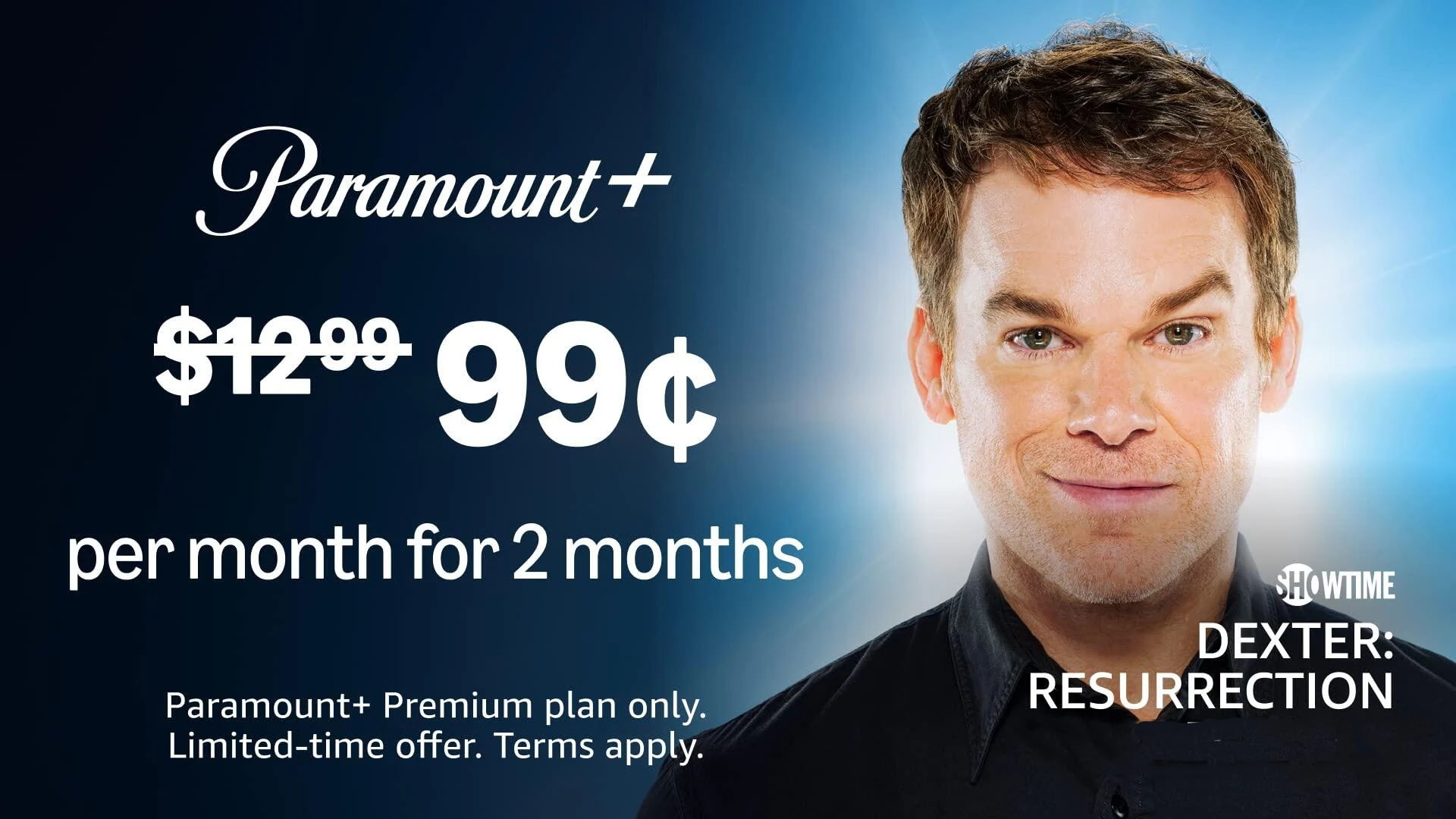 Paramount Plus Premium with No Ads for $0.99