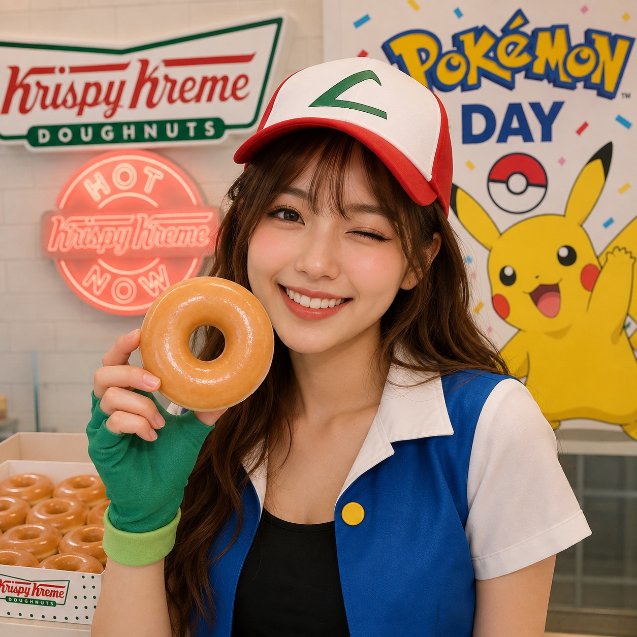 Free Krispy Kreme Doughnut on August 22 for Wearing Pokemon Attire