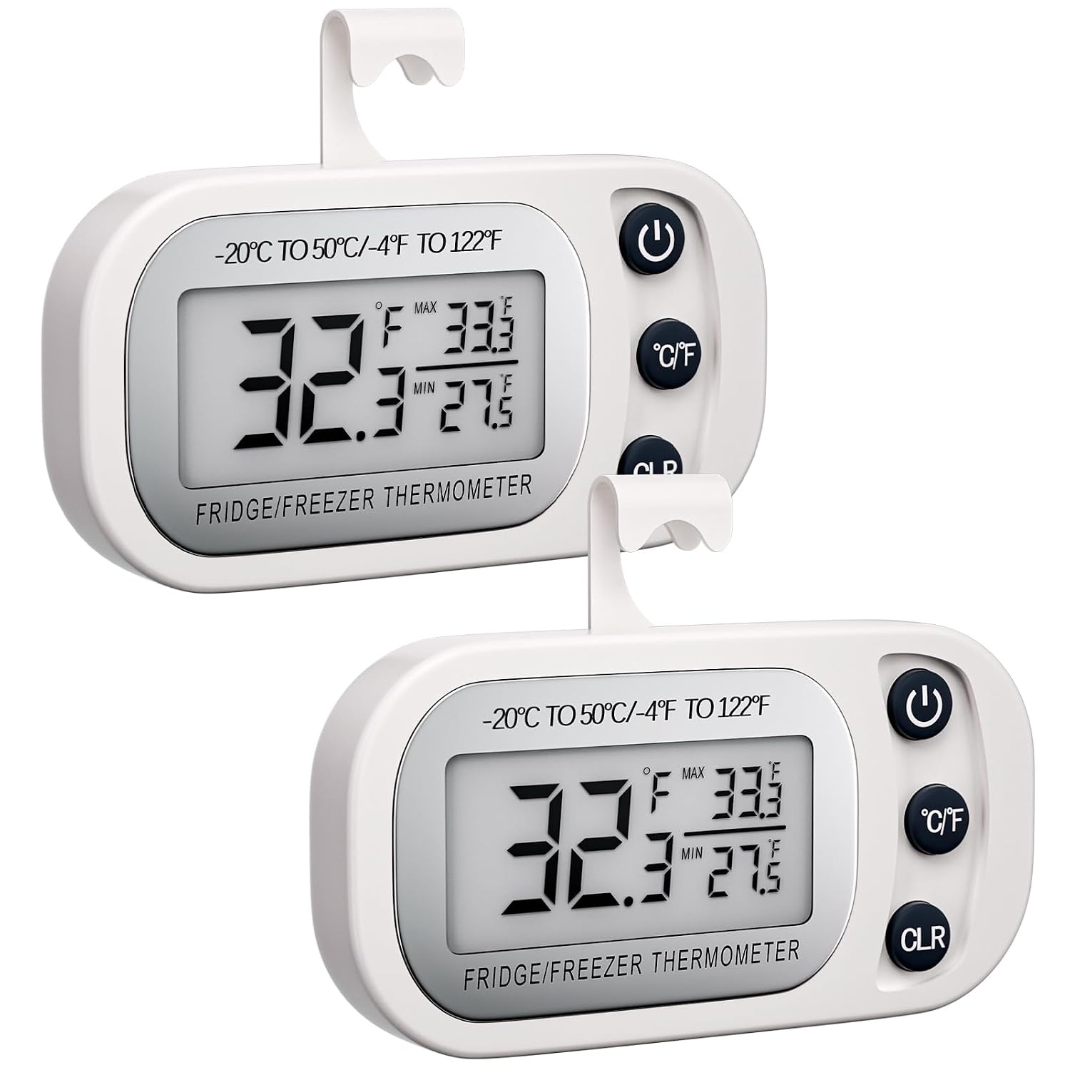 Fahzon Digital Frigerator Thermometer 2 Pack for $6.99