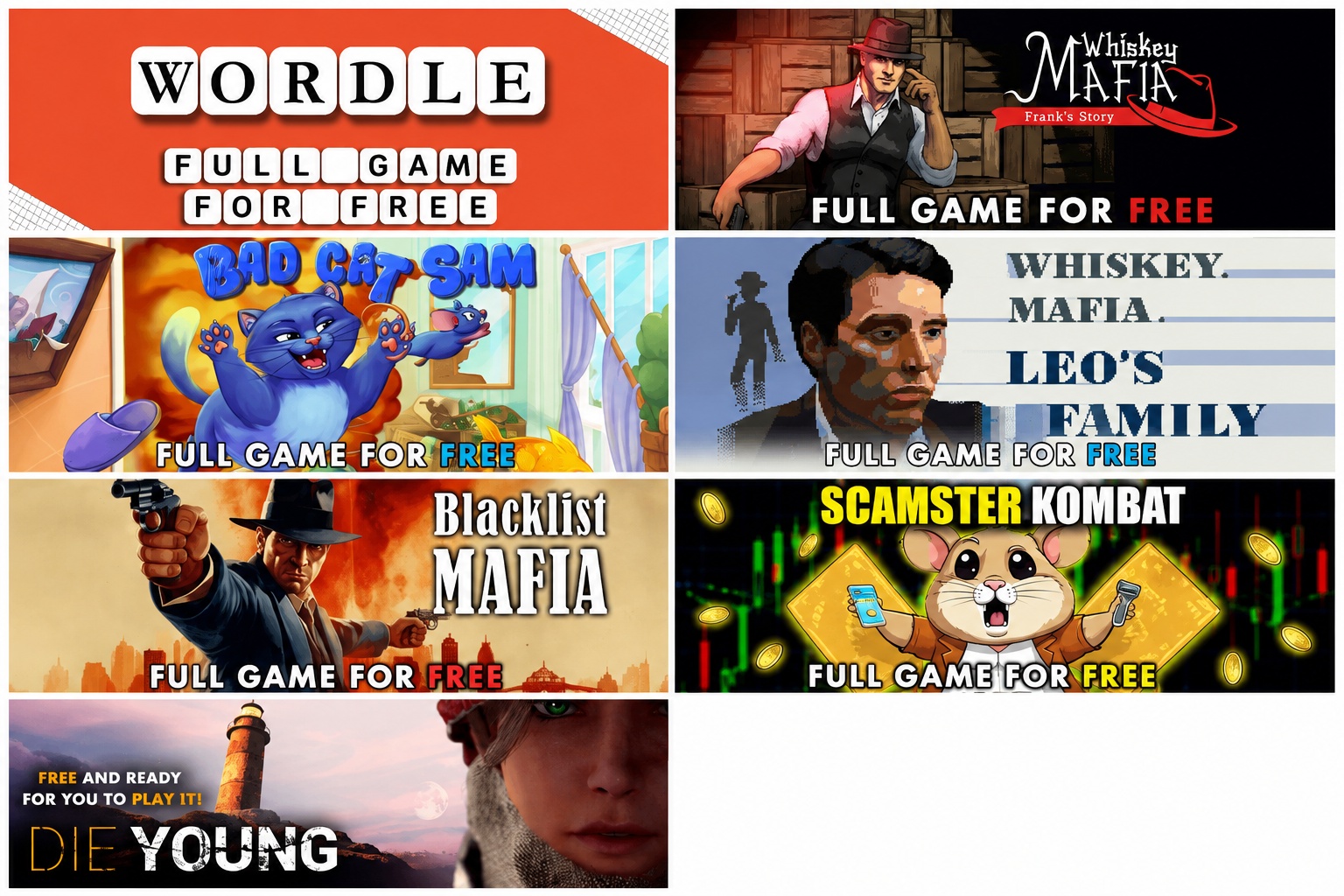 Free PC Games - Indiegala - Wordle & More