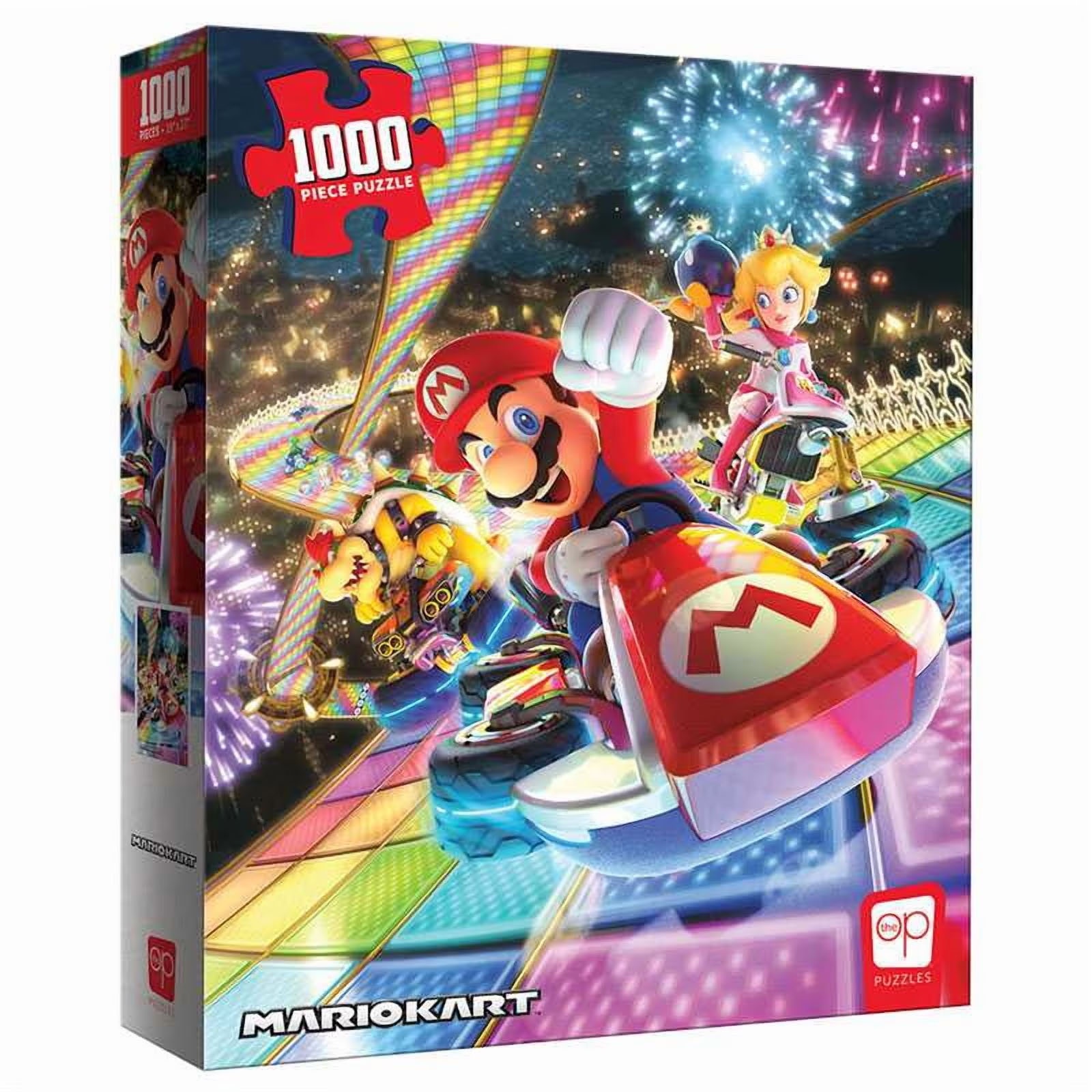 Mario Kart Rainbow Road 1000 Piece Jigsaw Puzzle for $12.57