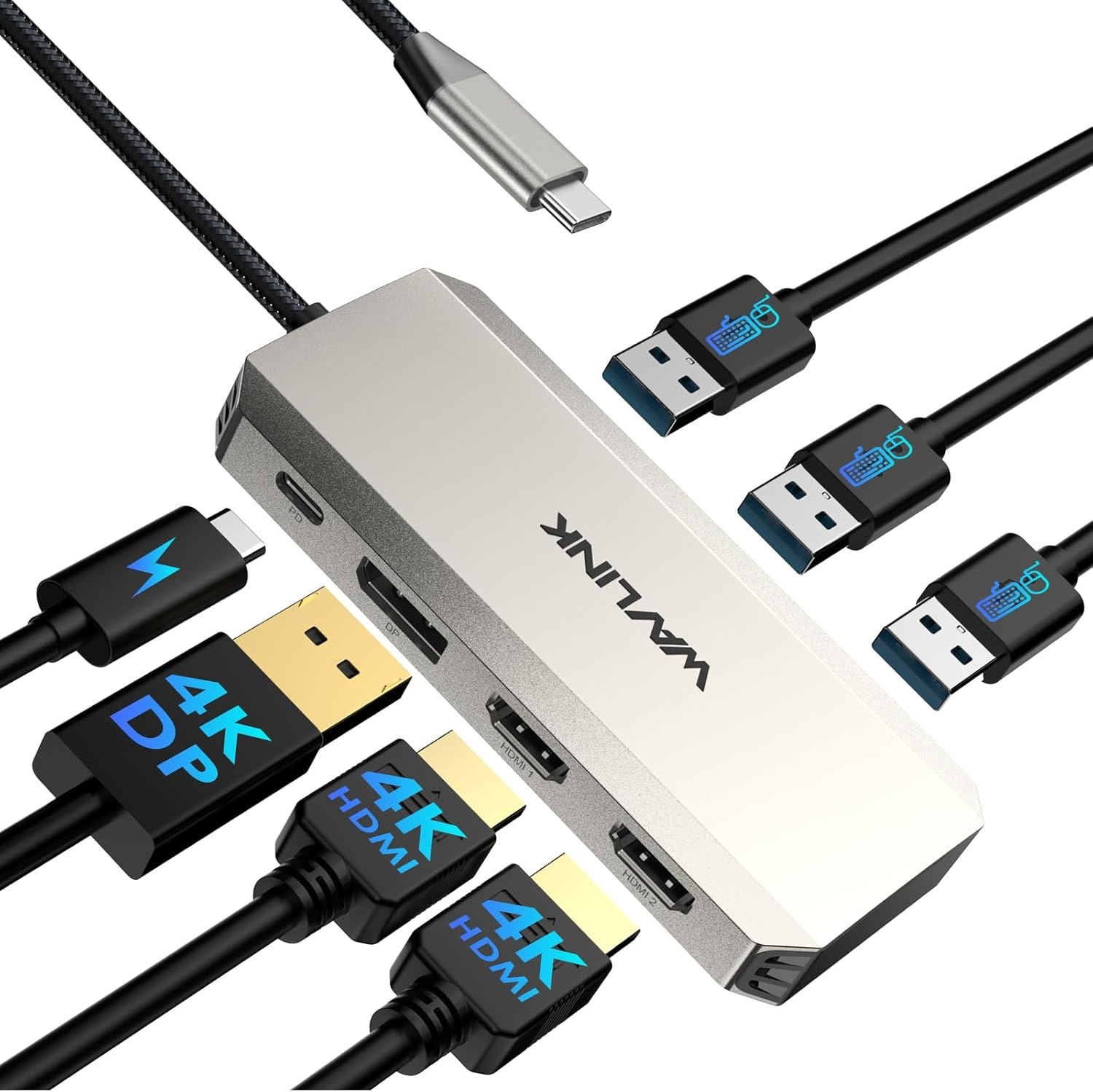 Wavlink USB-C Laptop Docking Station for $15.99
