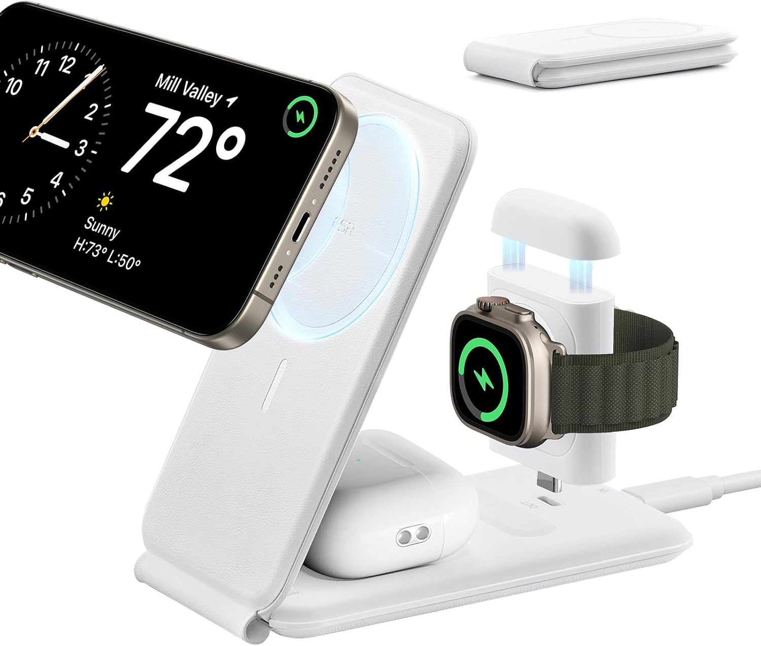 iPhone Apple Watch ESR 3 in 1 Wireless Charging Station for $9.99