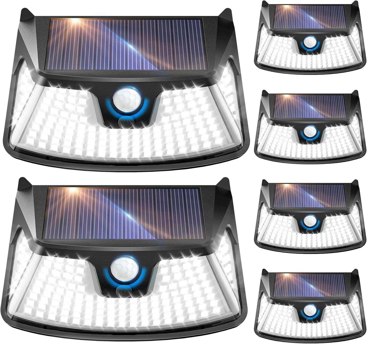 Buvasa 152LED Solar Motion Outdoor Light 6 Pack for $17.50 Shipped