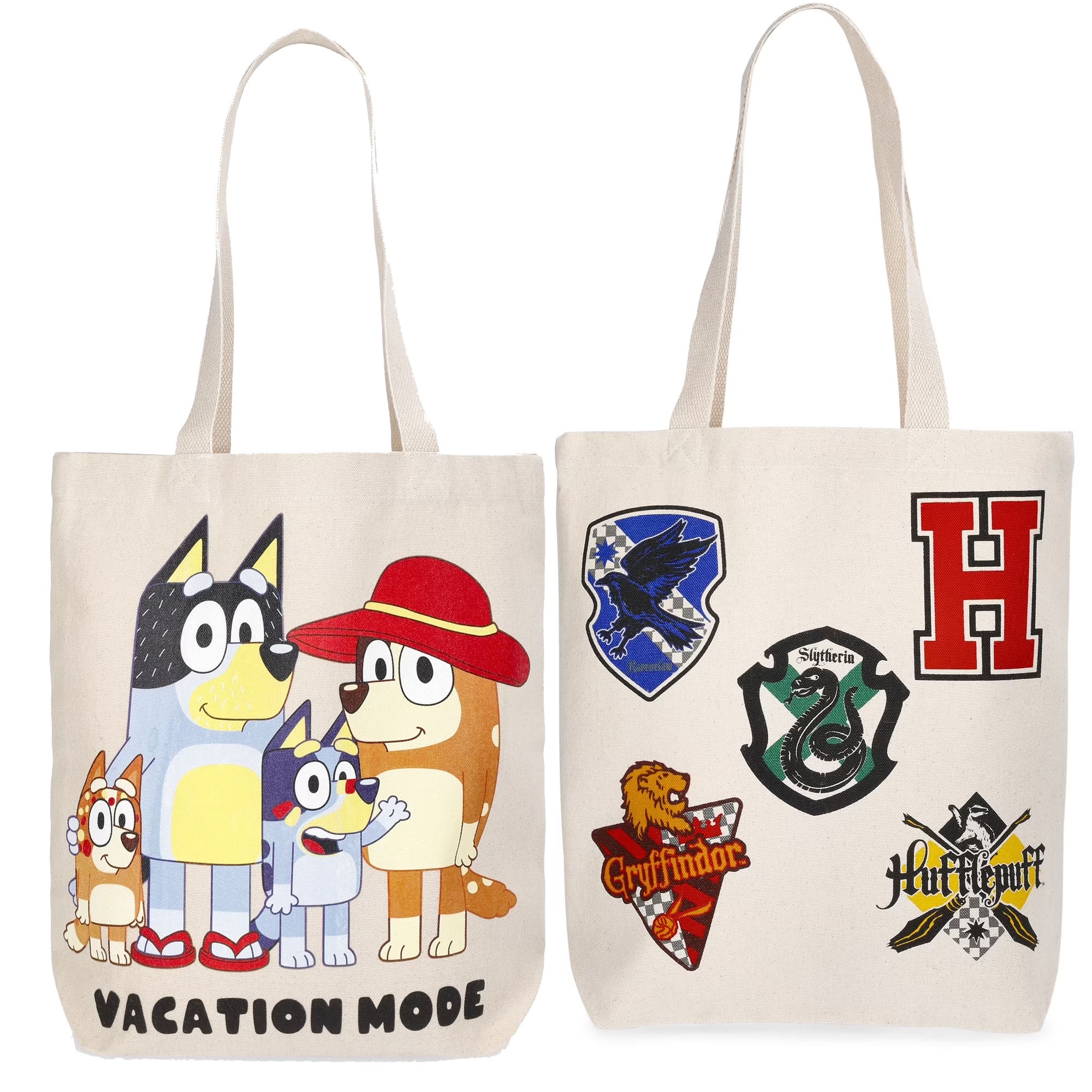 Harry Potter or Bluey Tote Bag for $5