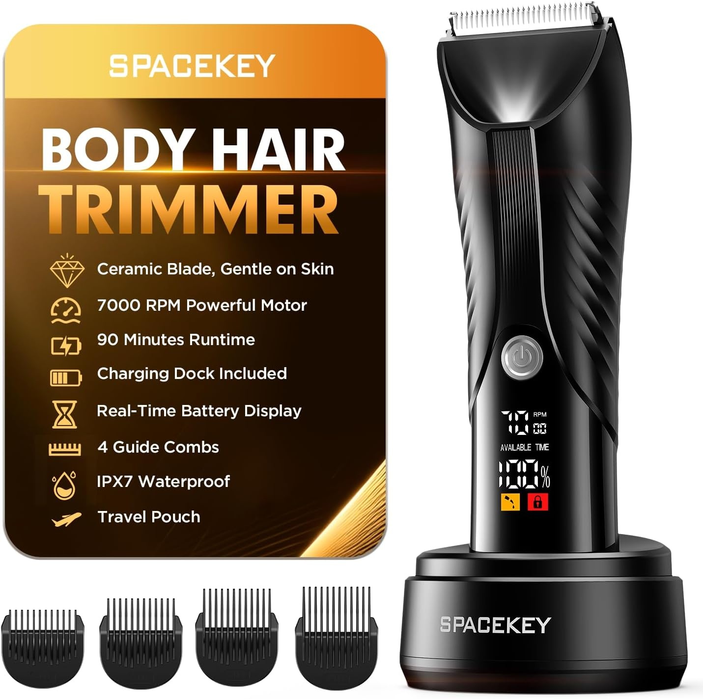 Manscape Pubic Body Hair Trimmer for $11.99