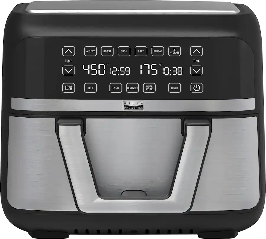 Bella Pro 9qt TriZone Touchscreen Air Fryer for $49.99 Shipped