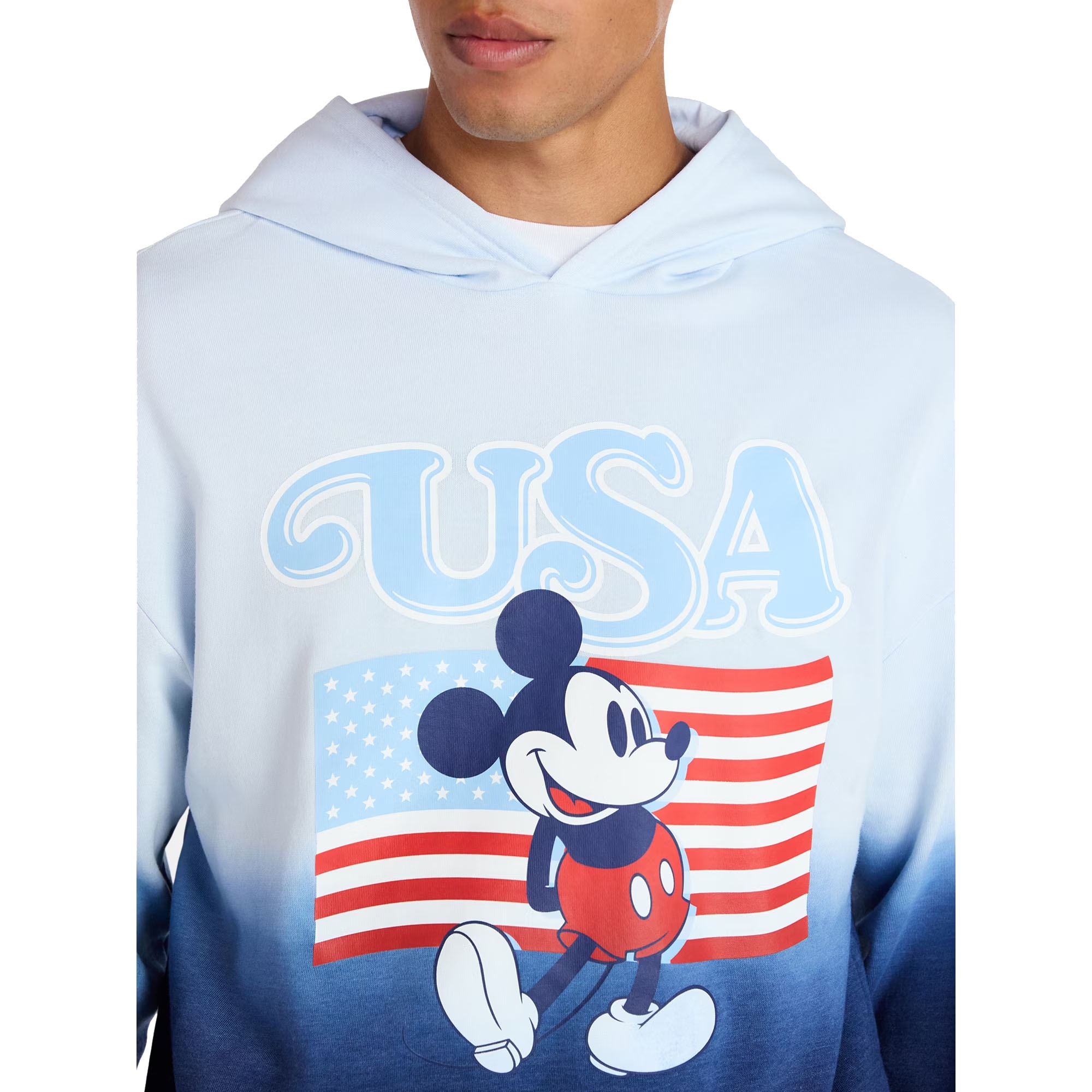 Disney Mens Mickey Mouse America 250 Spirit Hoodie for $7.88