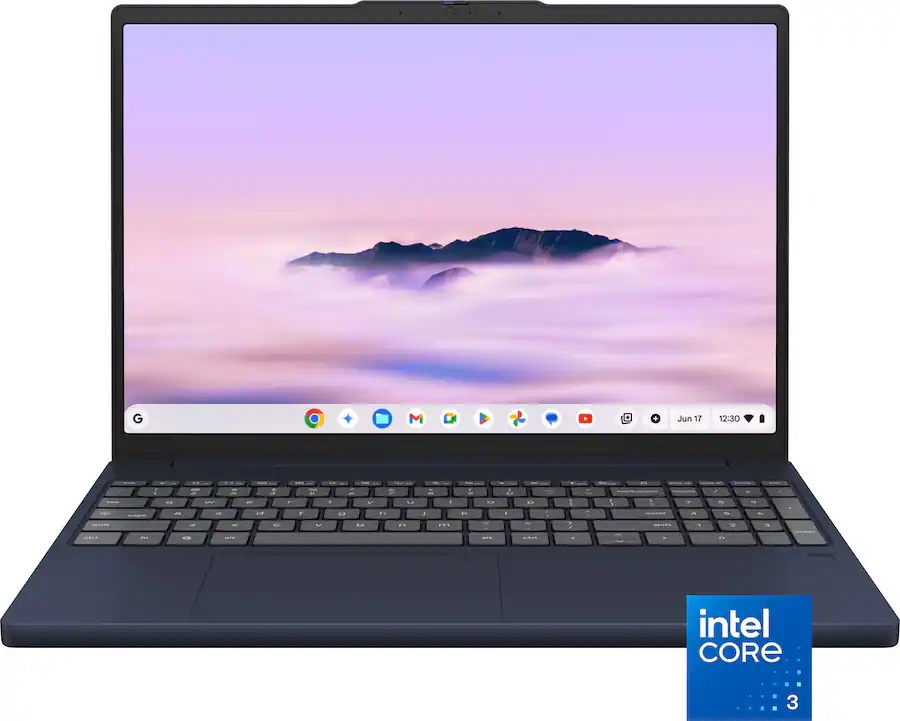 Lenovo Chromebook Plus 15.3in Intel Core 3 2K Touchscreen Laptop for $349 Shipped