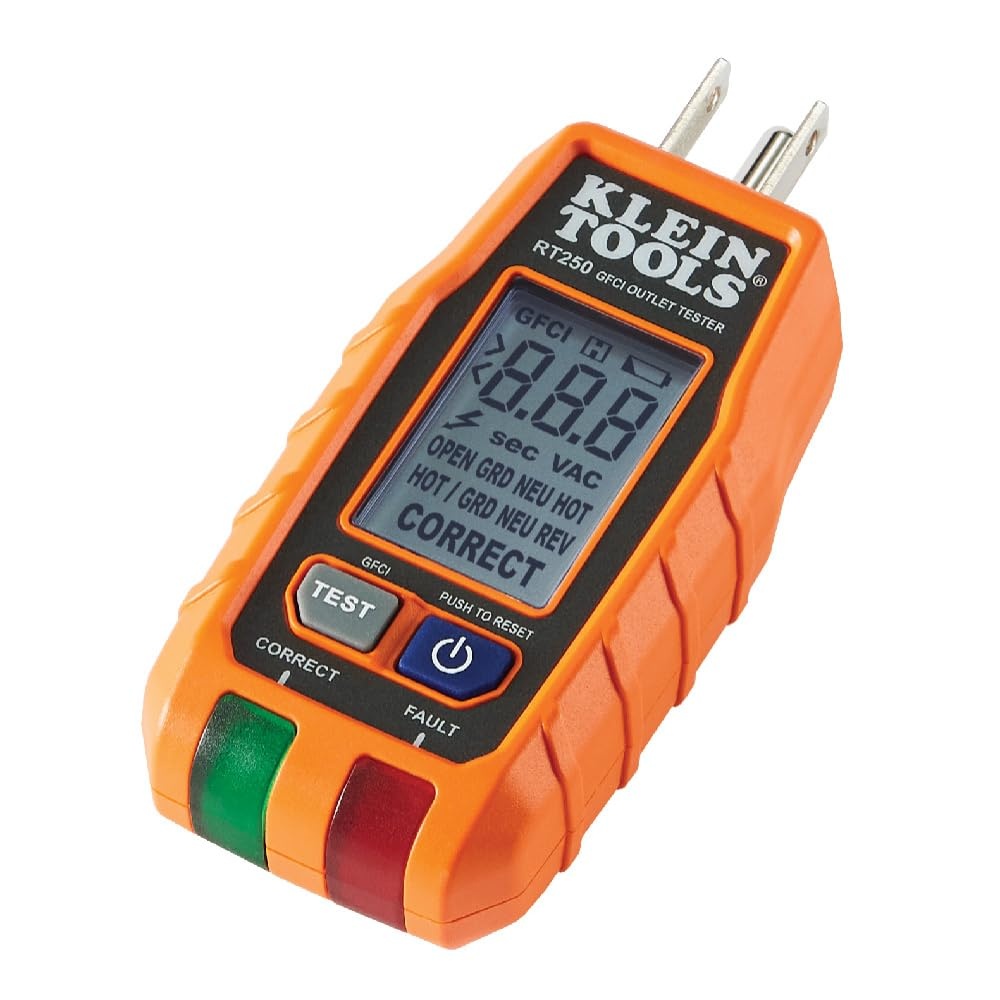 Klein Tools RT250 GFCI Outlet Tester for $16