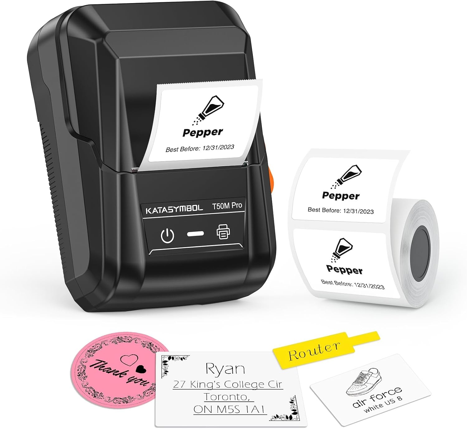 Supvan T50M Pro Bluetooth Label Maker Machine for $19.30