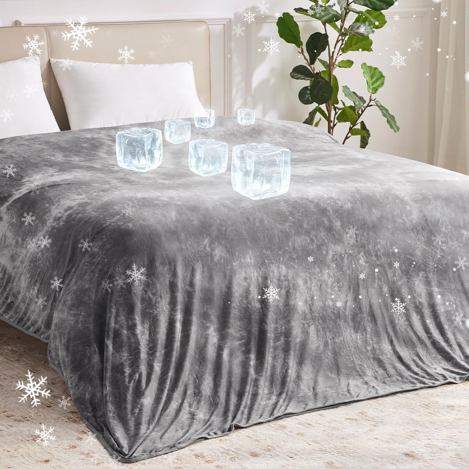 Guohaoi Dual-Sided Arc-Chill Cooling Blanket for $8.90