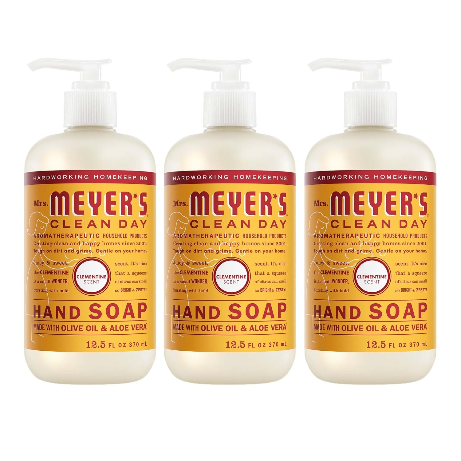 Mrs Meyers Clean Day Liquid Hand Soap Clementine 3 Pack for $10.43