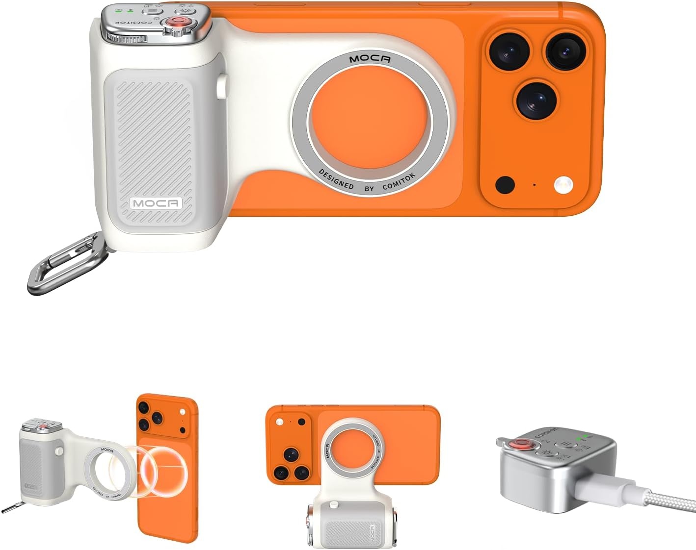 iPhone Magnetic Camera Grip by Comitok Moca for $9.99
