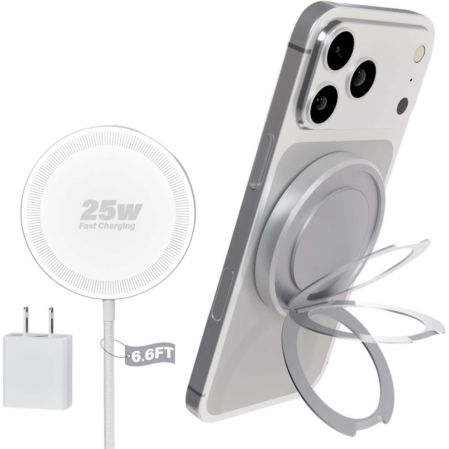 Waylite Magnetic Wireless iPhone Charger Fast Phone Charger for $8.49