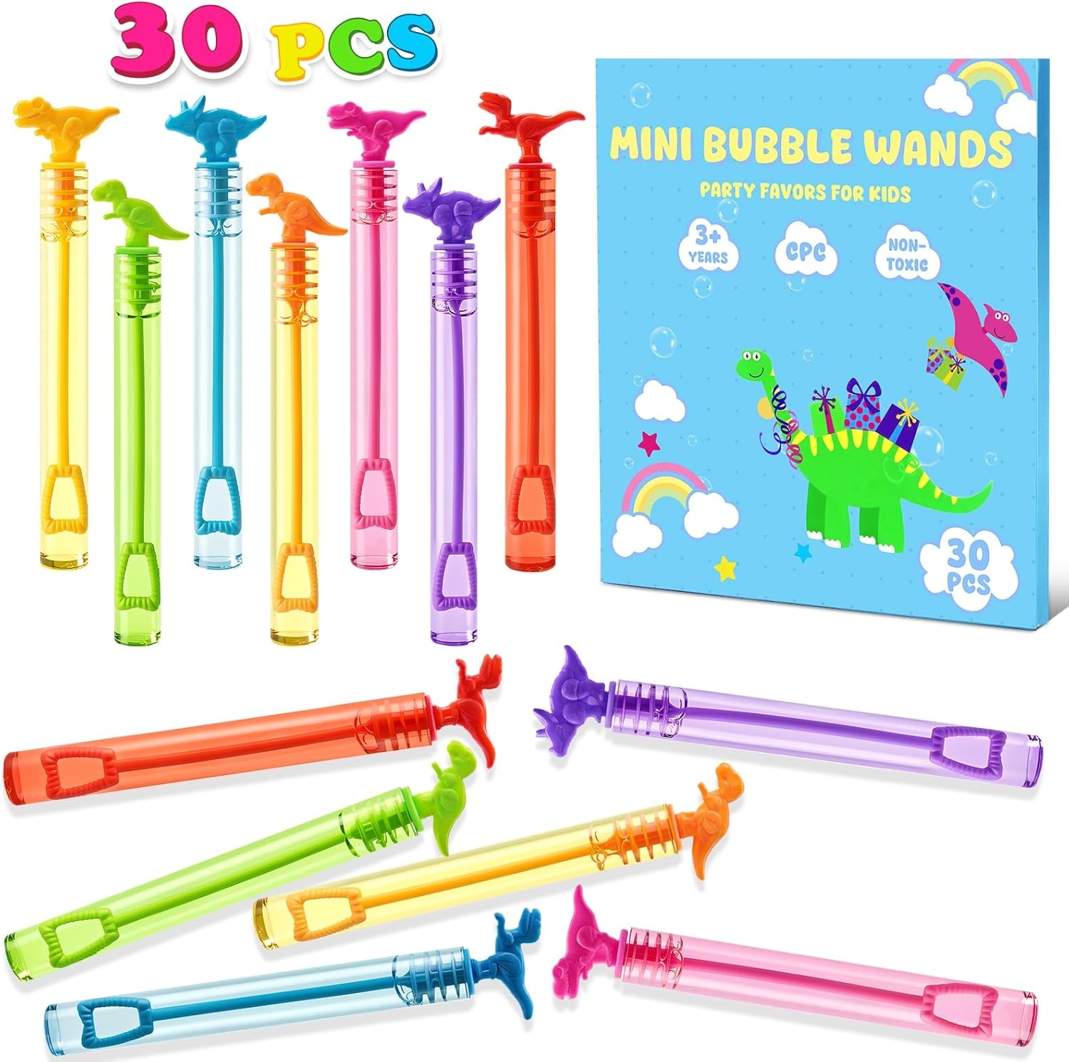 Genuvi Mini Bubble Wands 30 Pack for $3.49