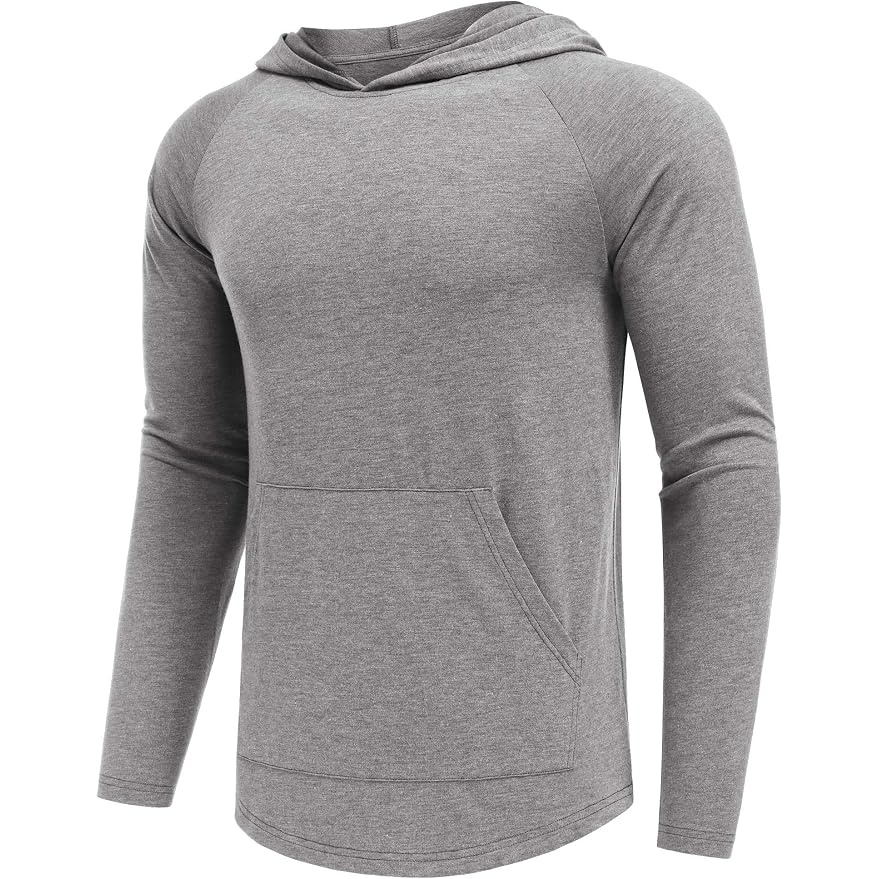 Pinspark Mens Lightweight Workout Hoodie Sweatshirt for $6.99