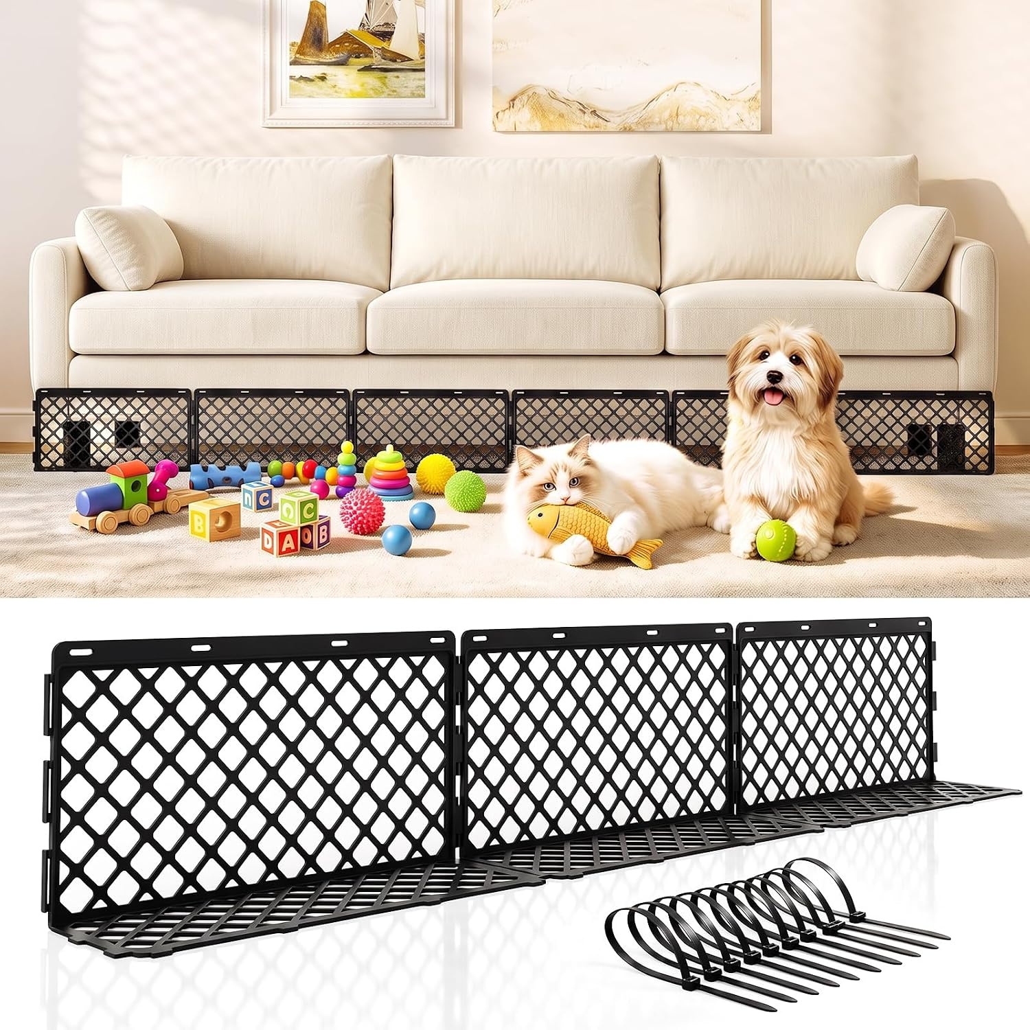 Pets Under Couch Blocker by Goovilla for $17.39