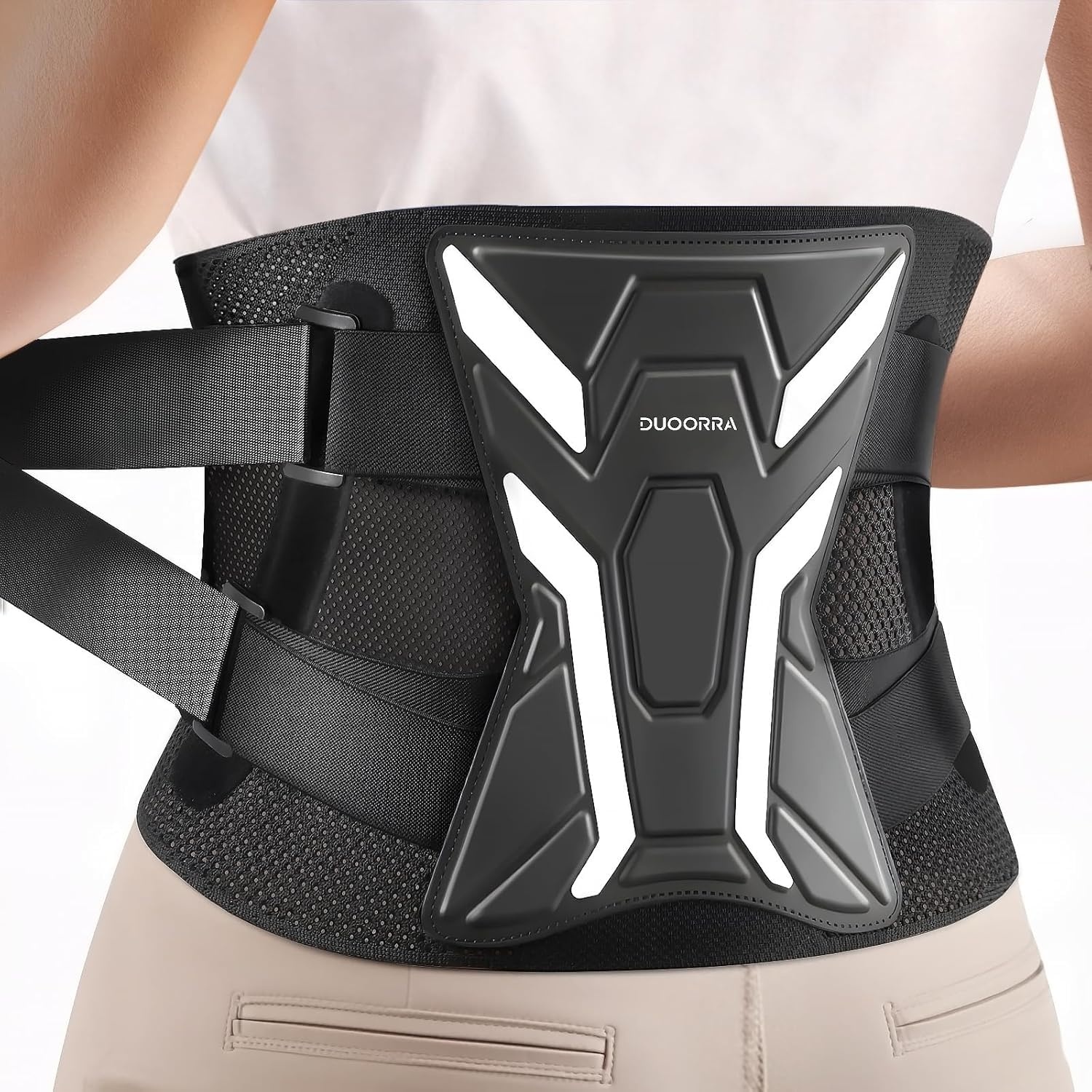 Lower Back Brace Support Stays by Duoorra for $12.99