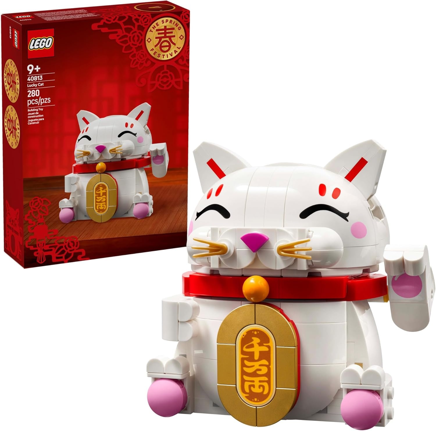 LEGO Lucky Cat Building Toy 40813 for $20