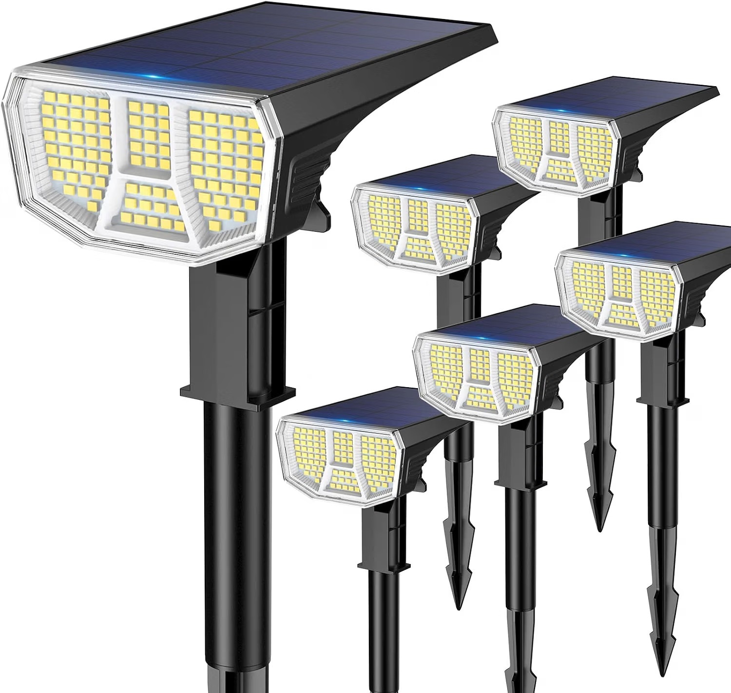 Letmy Solar Outdoor Spot Lights 6 Pack for $18.47 Shipped