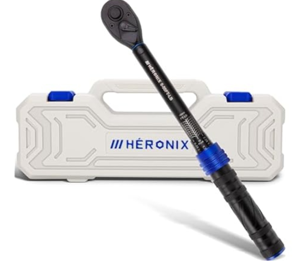 Heronix 3/8in Drive 5-50ft lb Click Torque Wrench for $15.99