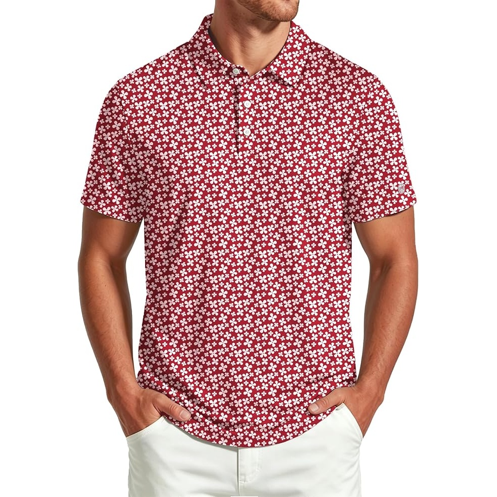 Zity Mens UPF 50+ Short Sleeve Golf Polo Tee for $9.99