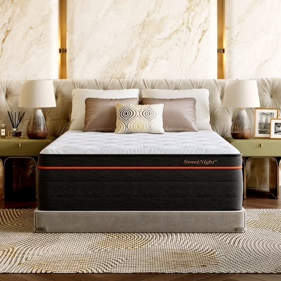 Sweetnight Twilighty Cooling Gel Memory Foam Hybrid Mattress for $288 Shipped