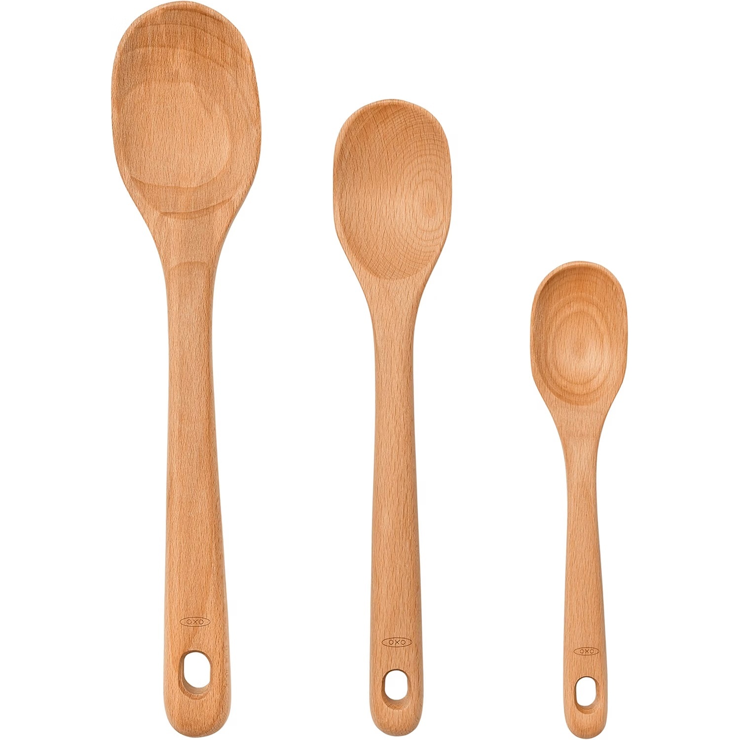 OXO Good Grips 3-Piece Wooden Spoon Set for $10.19