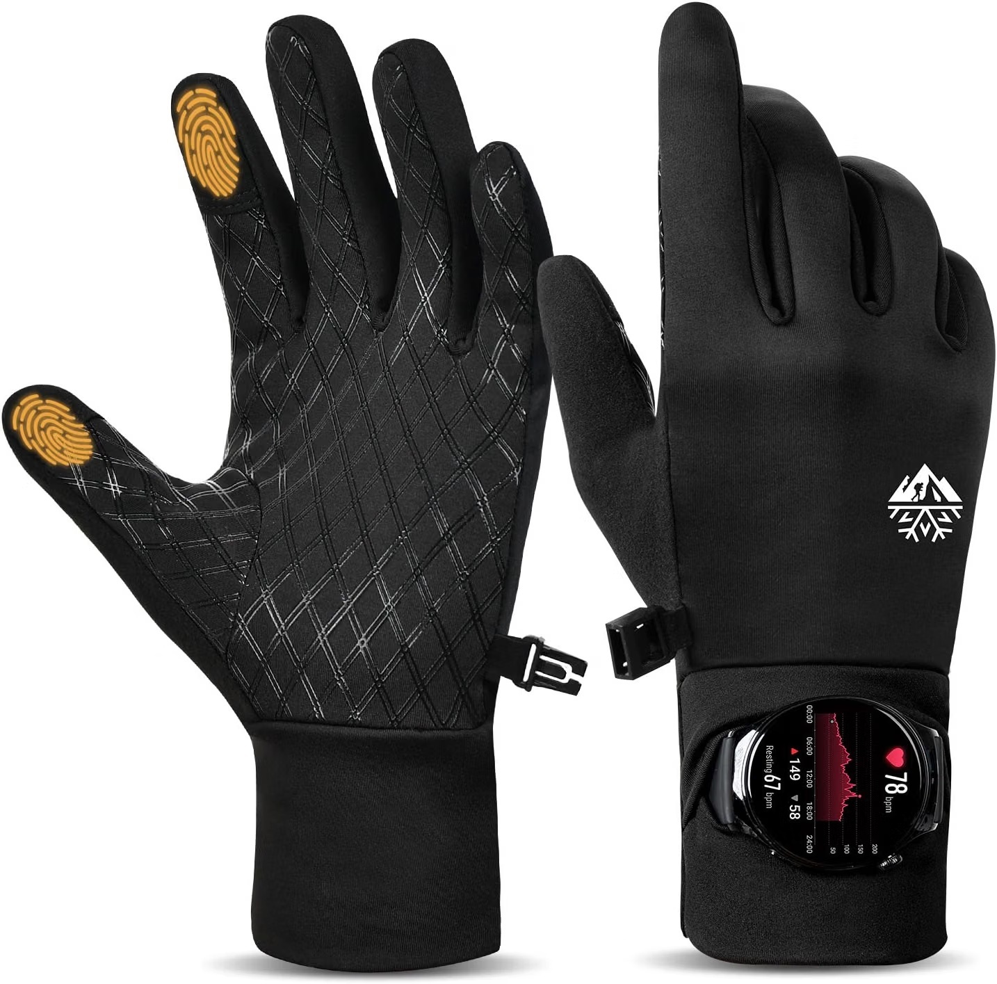 Pixel Panda Lightweight Running Gloves for $6.99