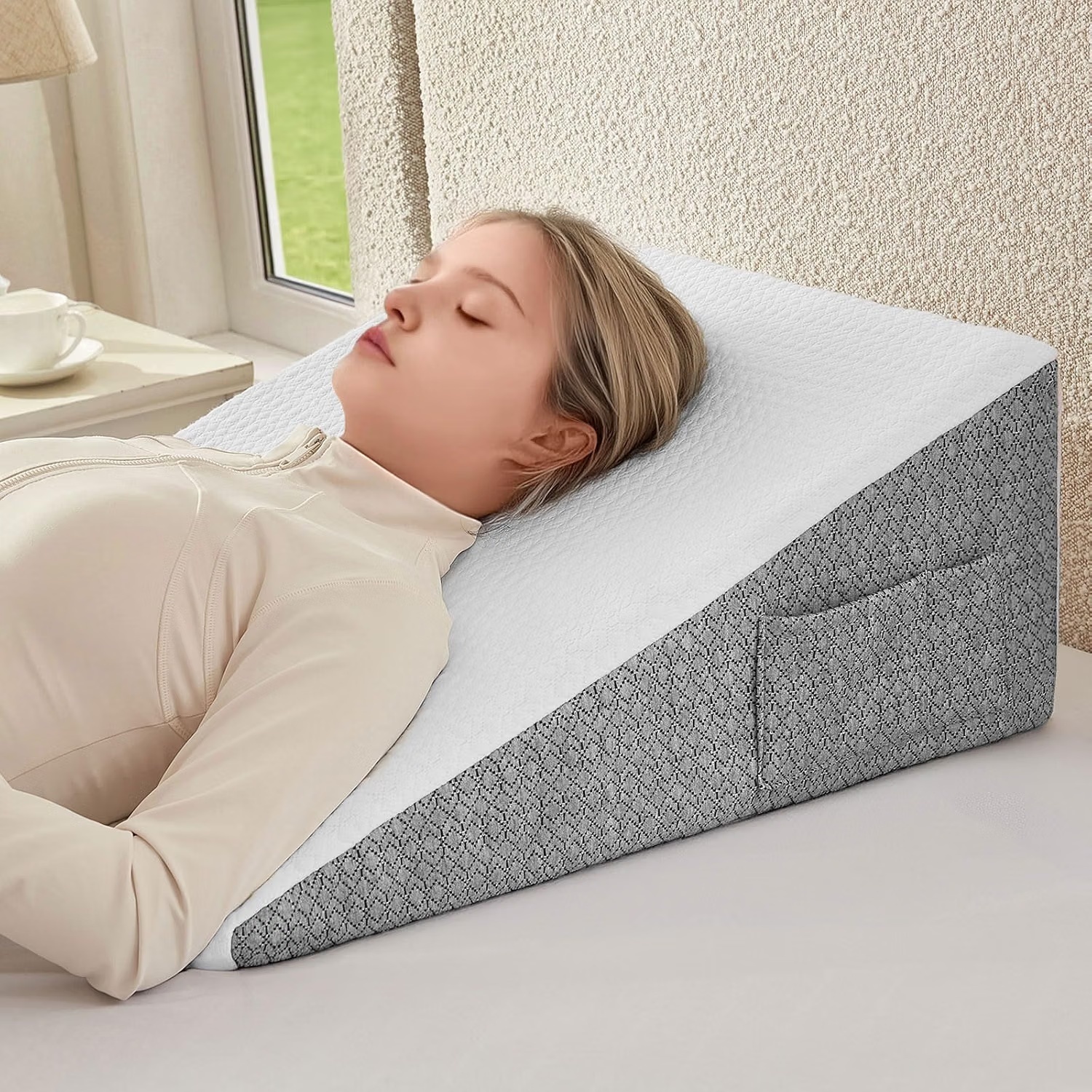Nordjager Wedge Pillow for Sleeping for $19.99 Shipped
