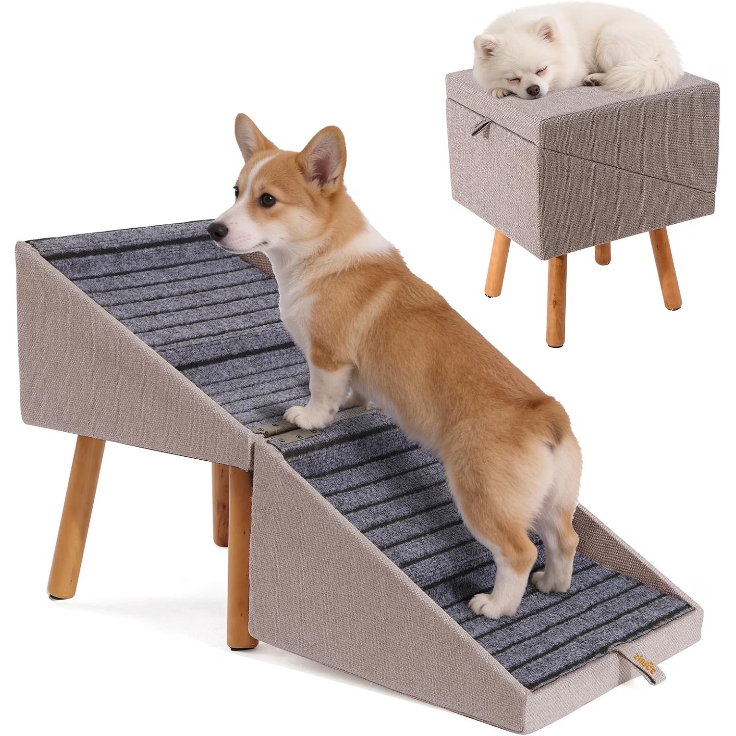 Ziluce Dog Ramp for Couch 2-in-1 Pet Steps for $49.99 Shipped
