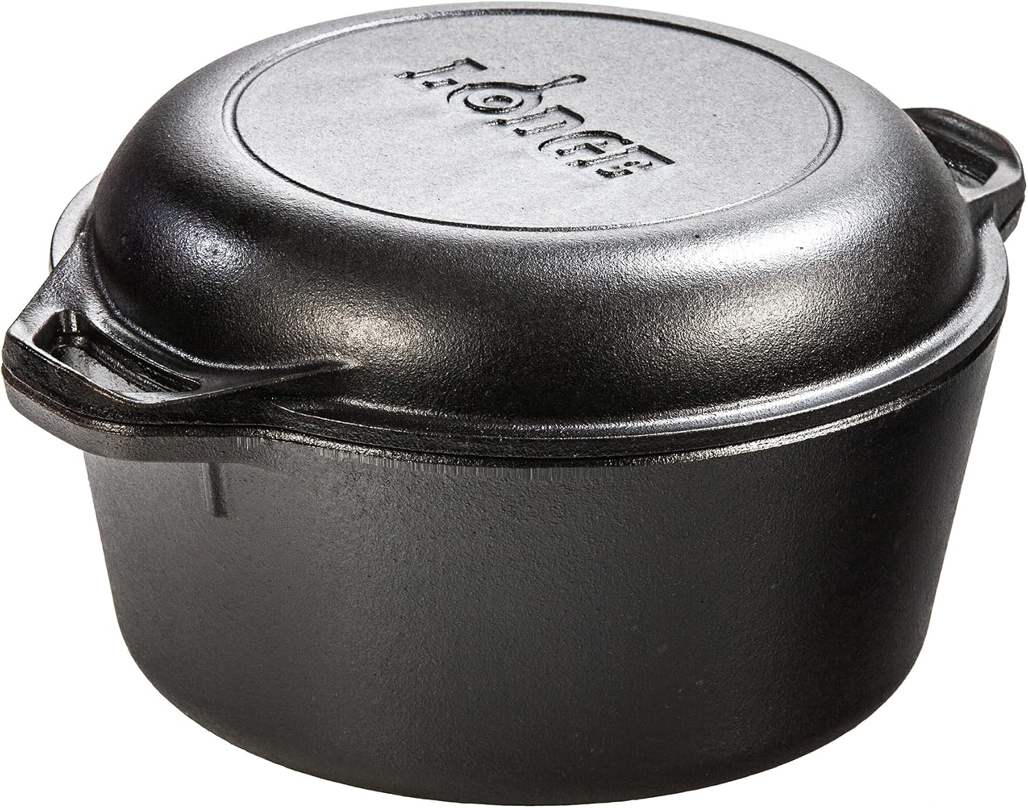 Lodge Cast Iron Double Dutch Oven Used for $29.95