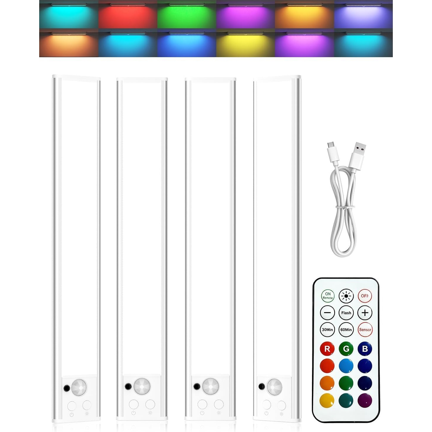 Diomart Under Cabinet Lighting 4 Pack for $21.99 Shipped