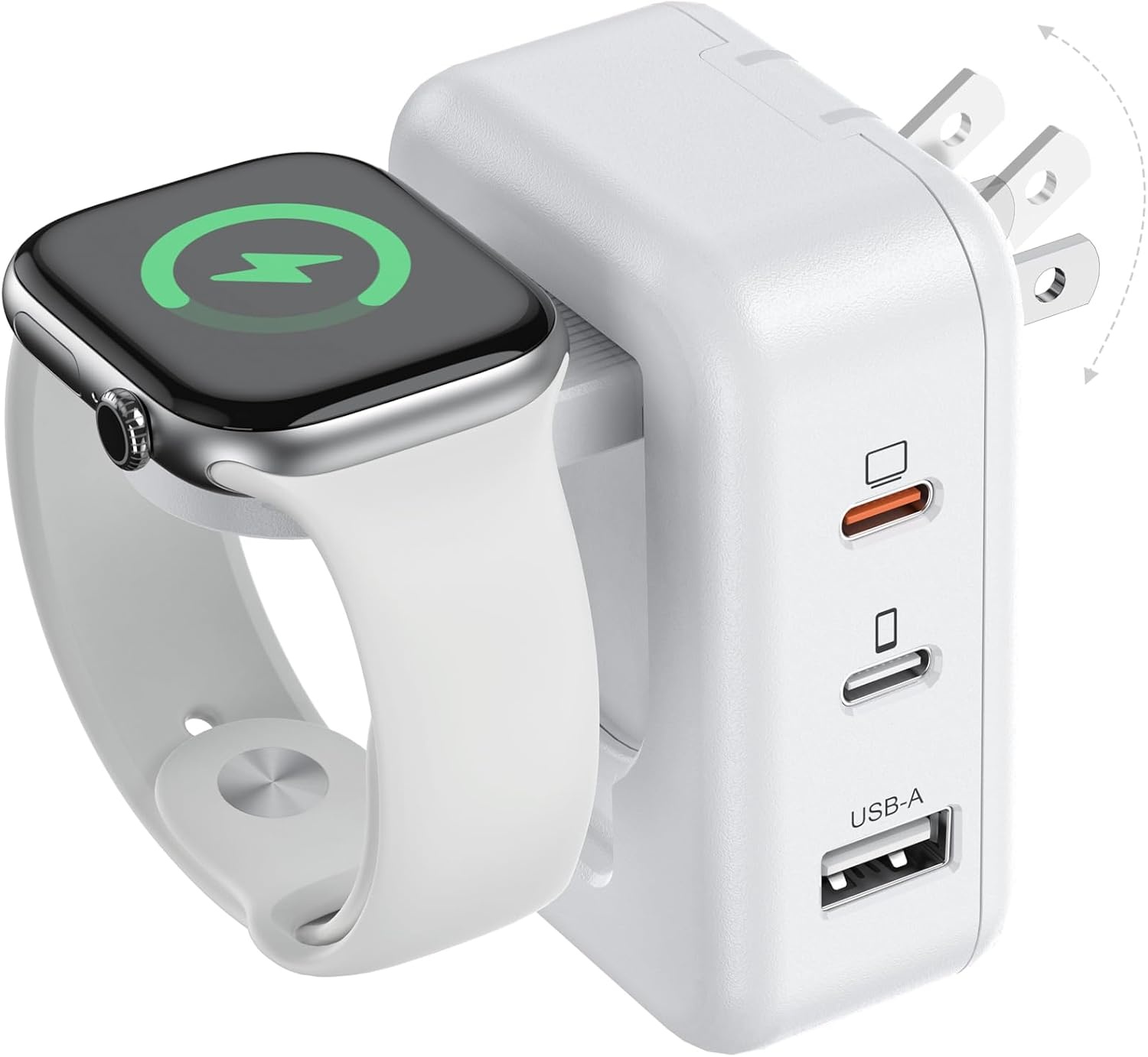 Tinetton 100w 4-in-1 USB-C Charger with Apple Watch Charging for $11.99