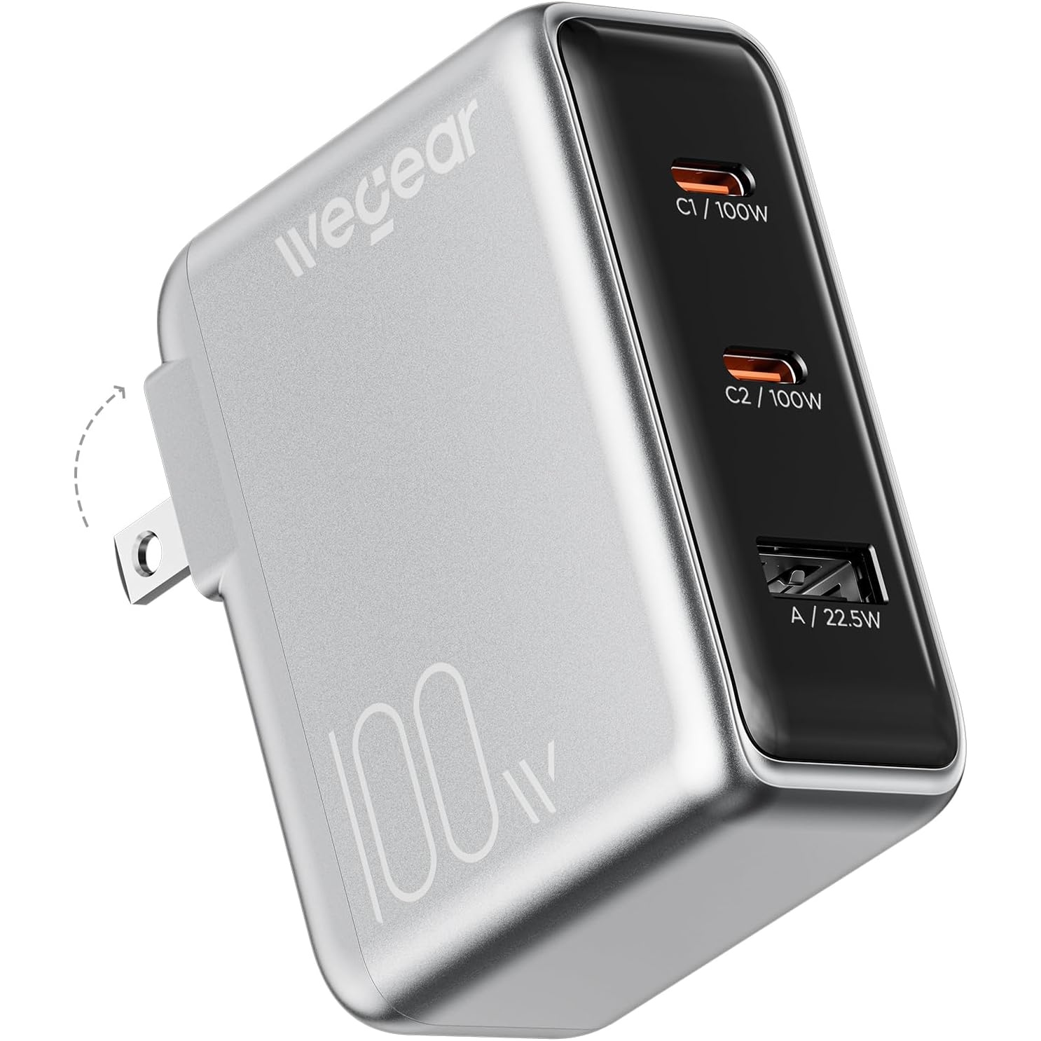wegear 100W GaN USB C Charger Block for $19.99 Shipped