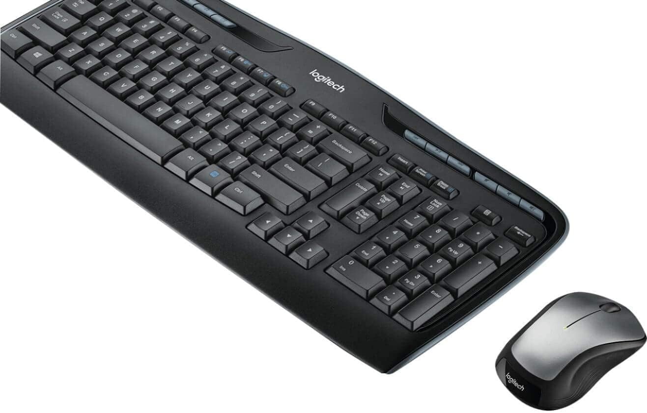 Logitech MK335 Full Size Quiet Wireless Keyboard Mouse Combo Used for $20
