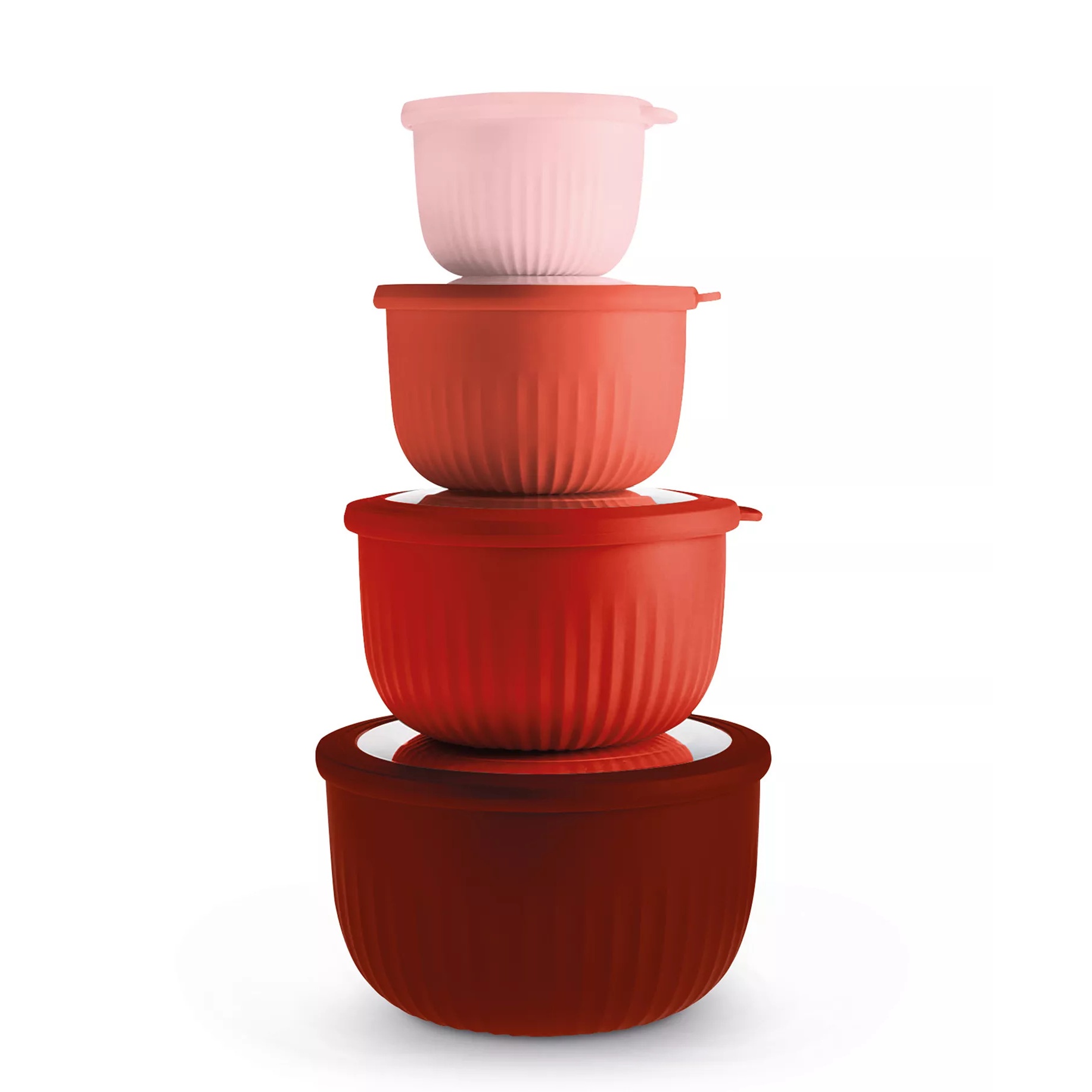 Art and Cook 8-Piece Round Nesting Bowl Set with Lids for $11.20