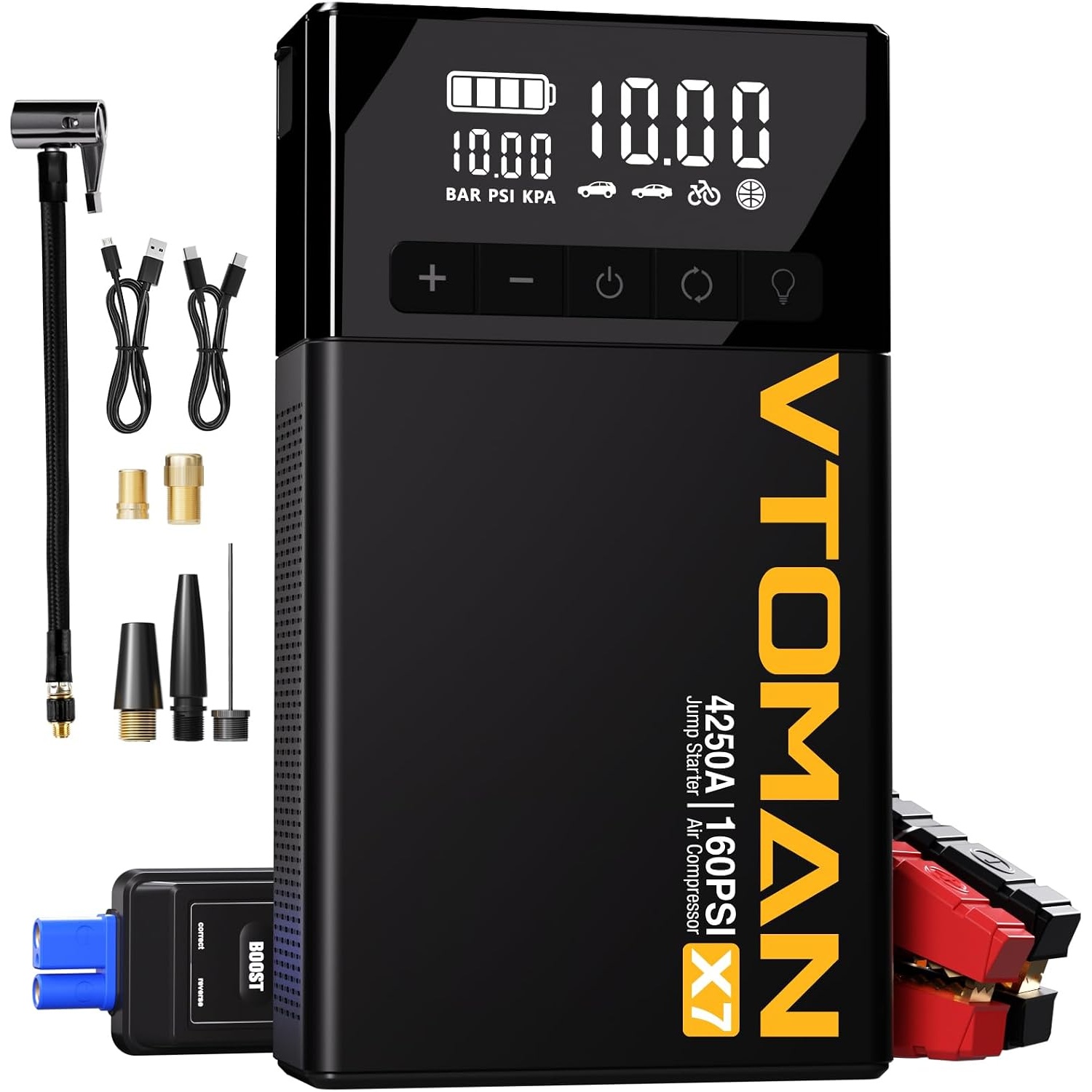 Vtoman X7 Jump Starter with Air Compressor for $46.99 Shipped