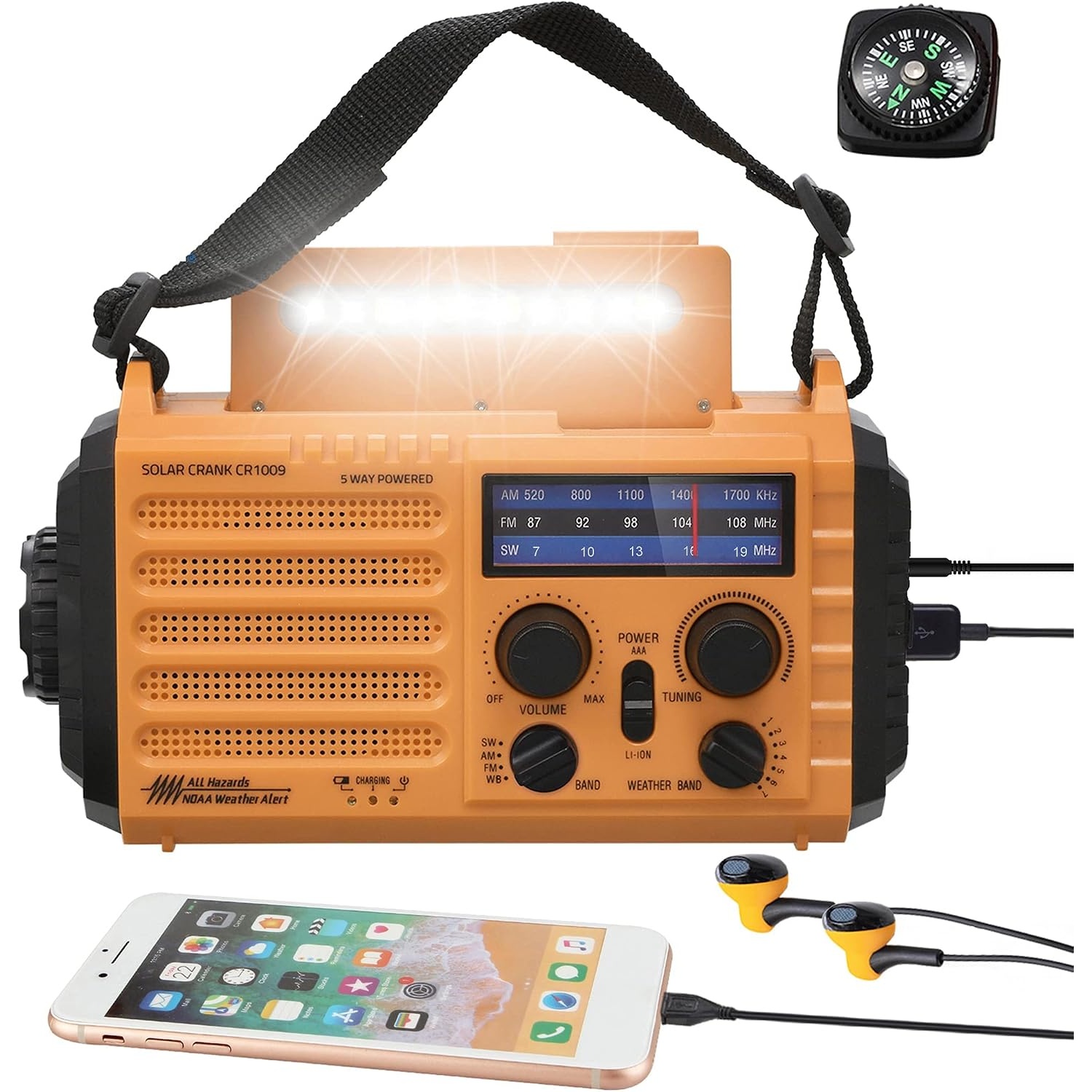 NOAA FM AM Emergency Weather Radio for $18.46