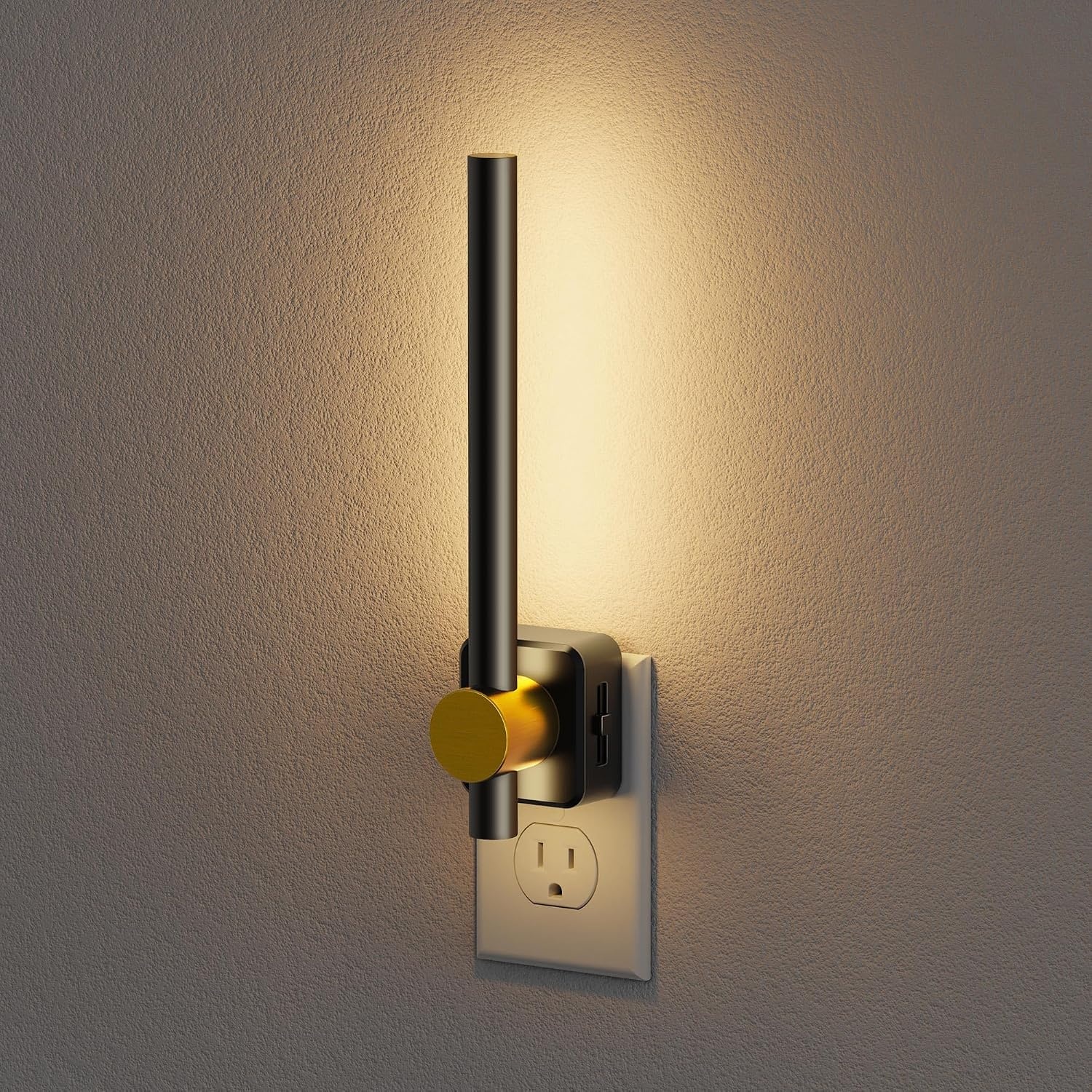 JandCase Gold 3000K LED Night Light Plug for $4.99